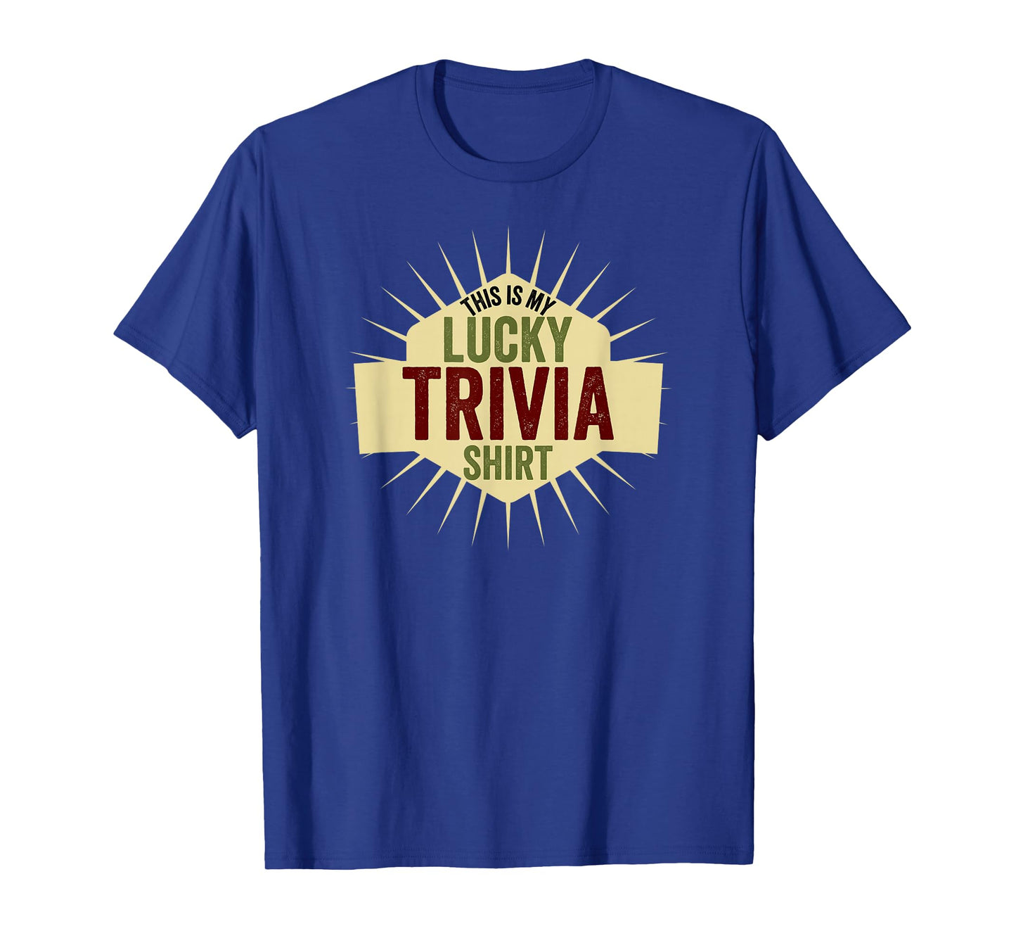 Funny This is My Lucky Trivia Shirt Team Trivia Night T-Shirt
