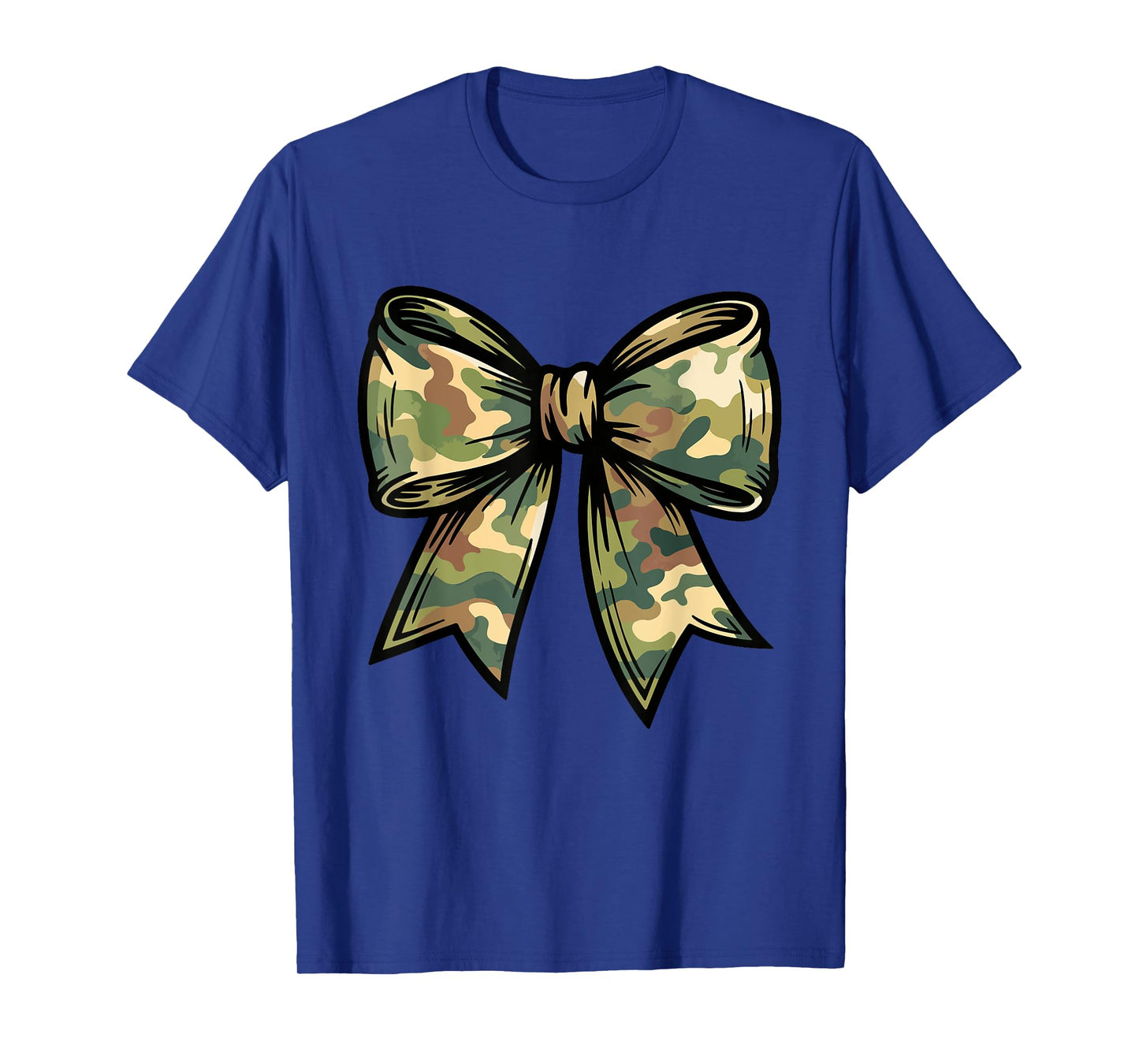 Camouflage Old Camo Bow Camo Coquette Bow For Women Girls T-Shirt