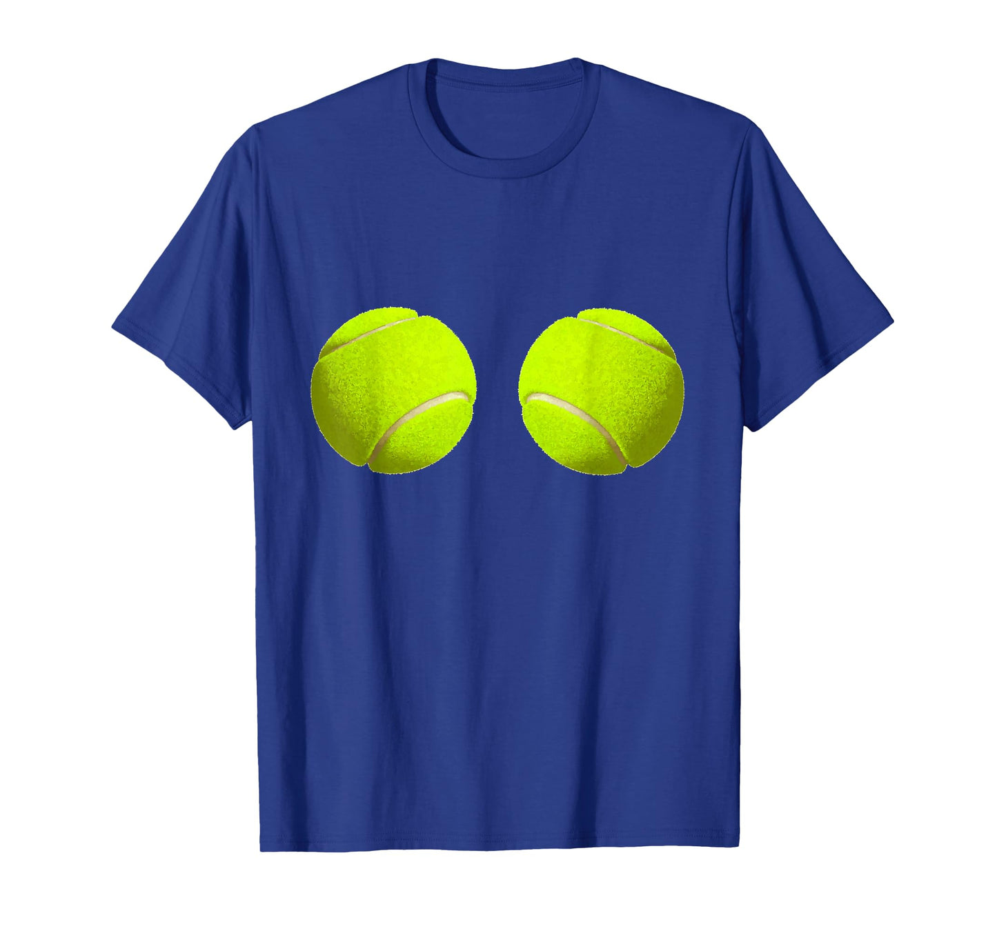 Tennis Ball Boobs Funny T-shirt Sport Lovers Hilarious Tee T-Shirt