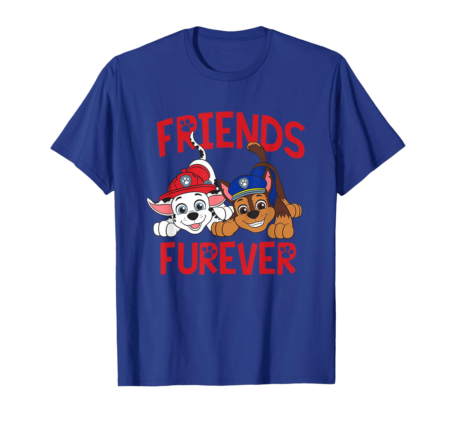 Paw Patrol Marshall and Chase Friends Furever T-Shirt