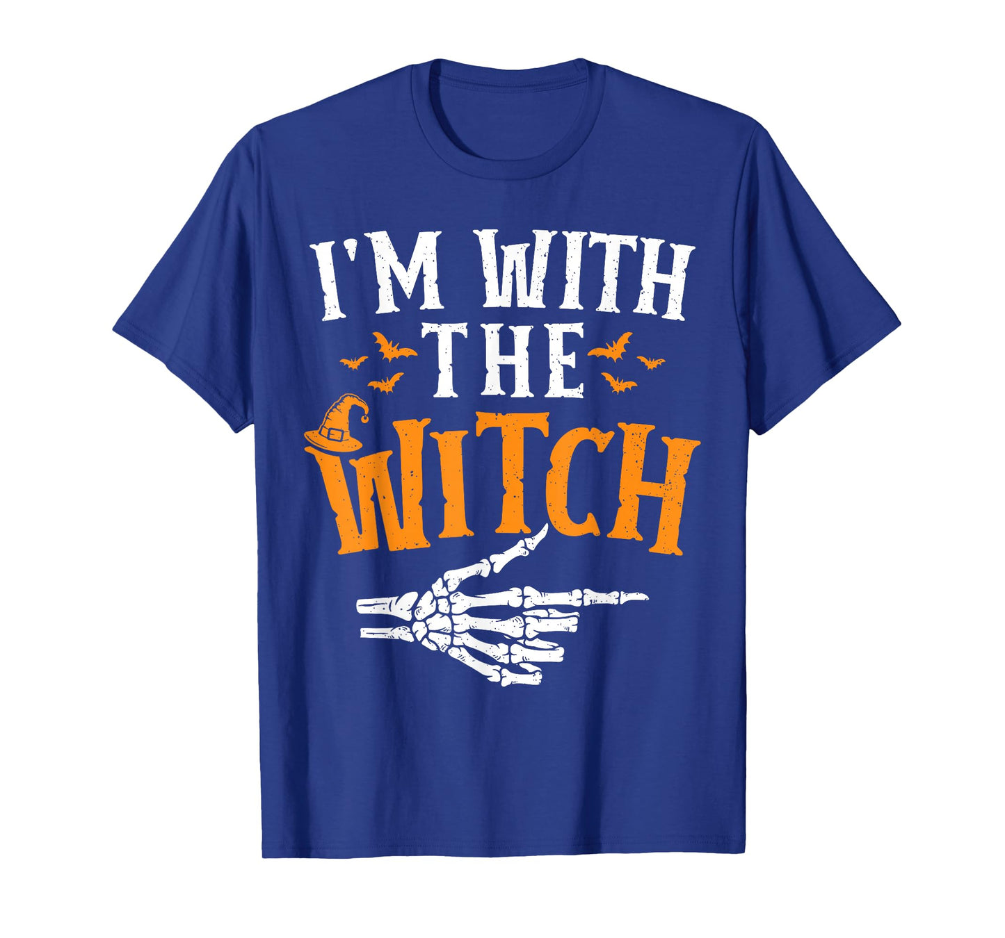 I'm with The Witch Funny Halloween Costume Women Men Kids T-Shirt