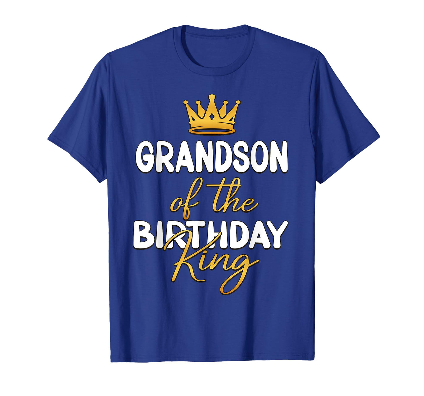 Grandson Of The Birthday King Bday Party Idea For Him T-Shirt