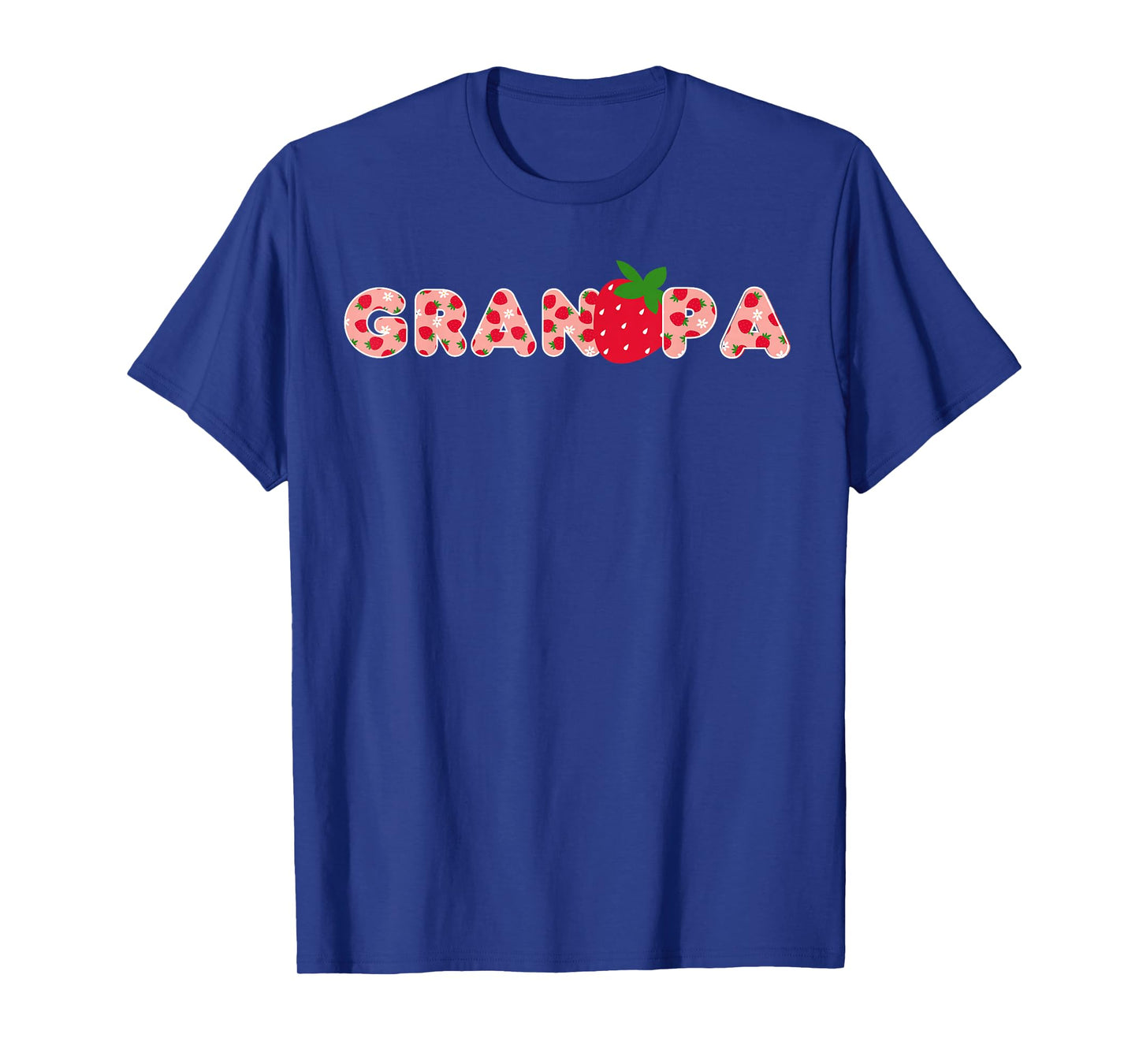 Grandpa Strawberry First Birthday Party Strawberry Birthday T-Shirt