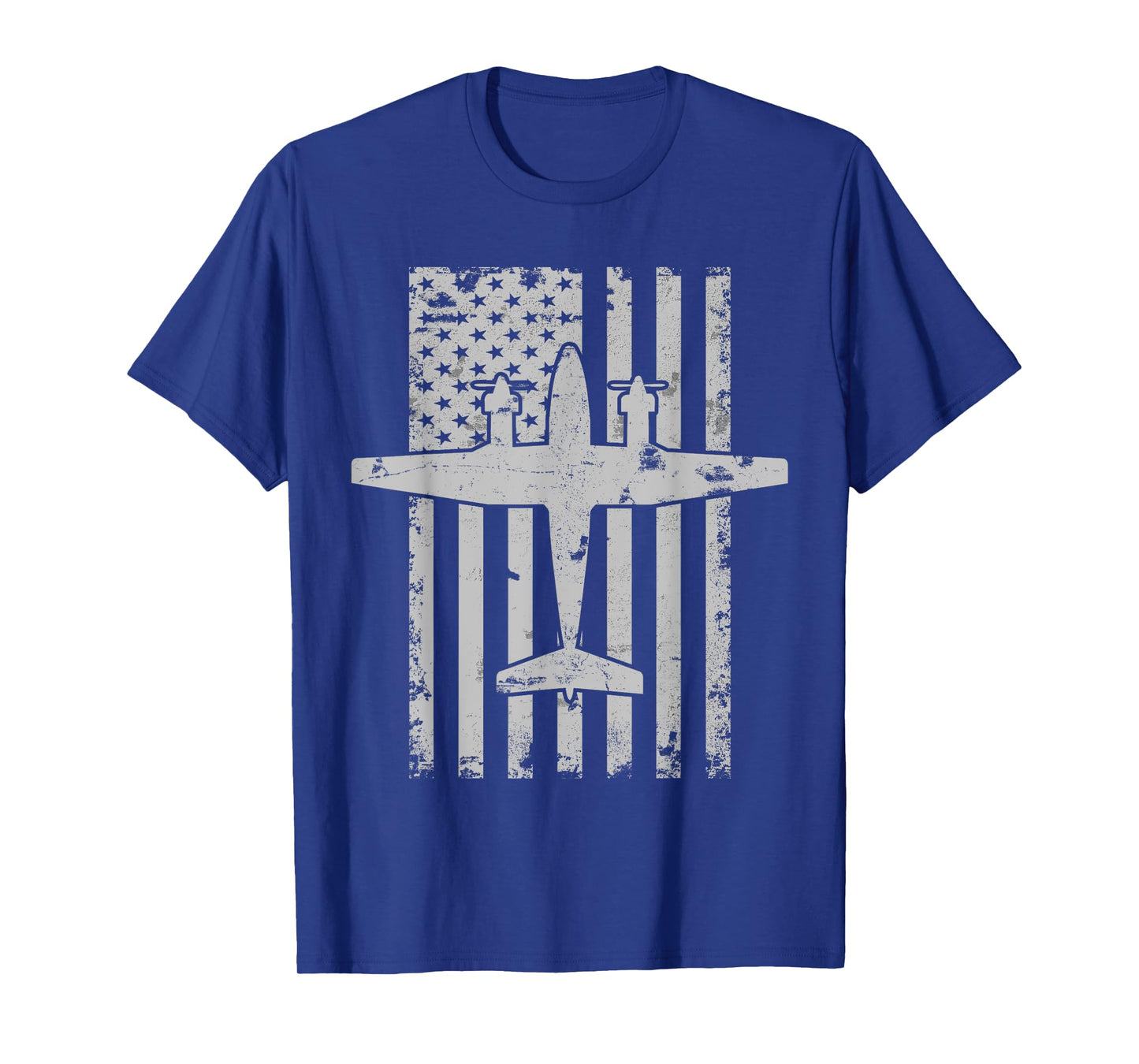 King Air B200 Twin-Engine Airplane Patriotic Pilot T-Shirt T-Shirt