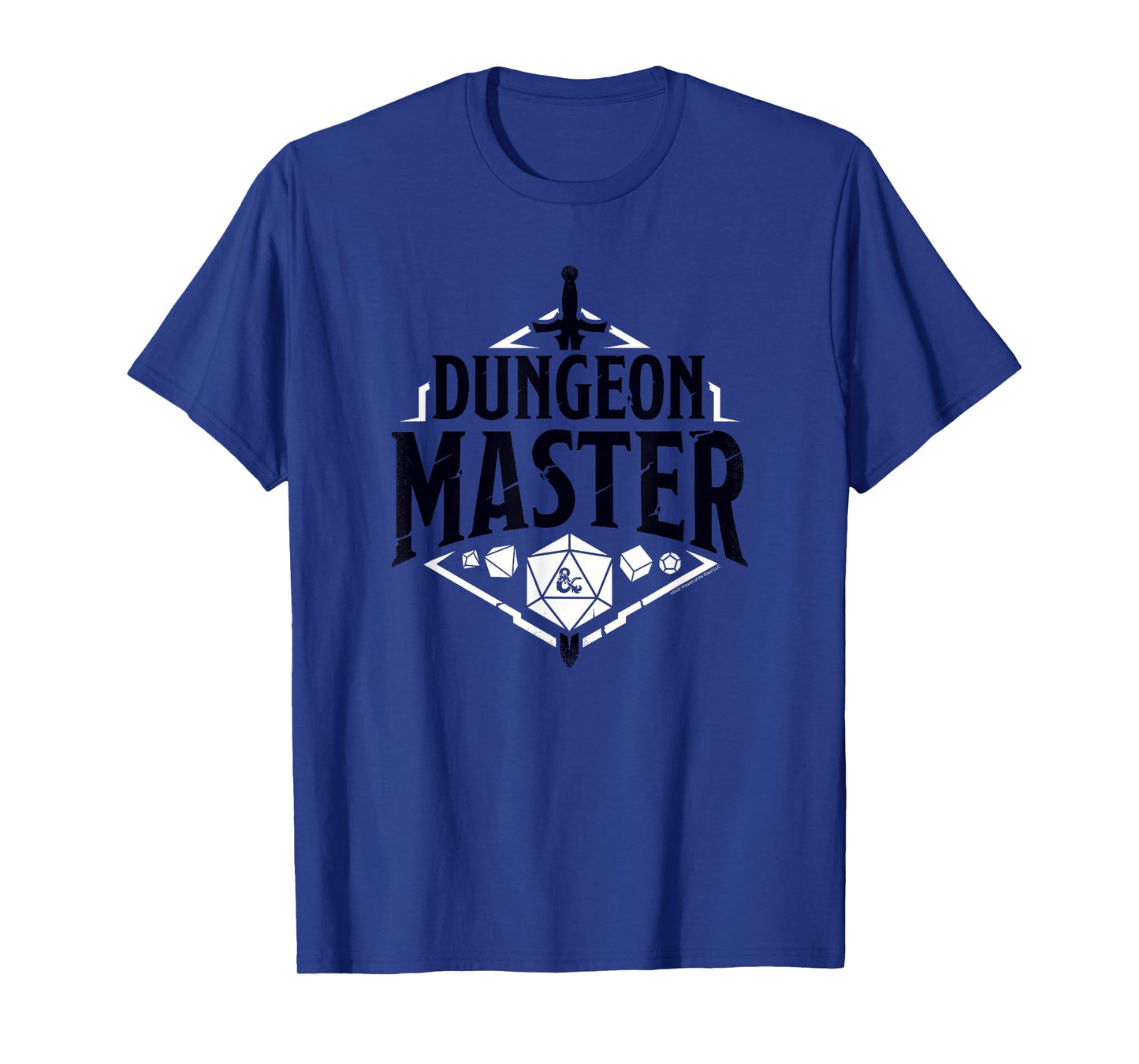Dungeons & Dragons Dungeon Master Sword & Dice Logo T-Shirt