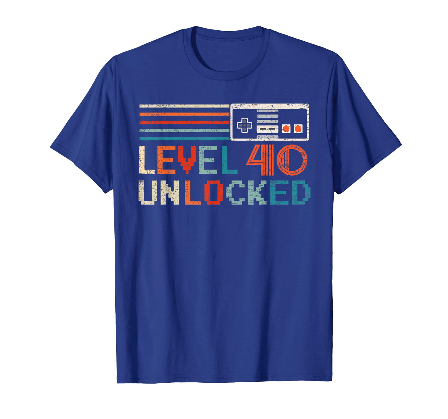 Unlocked Level 40 Birthday Boy Video Game Controller T-Shirt