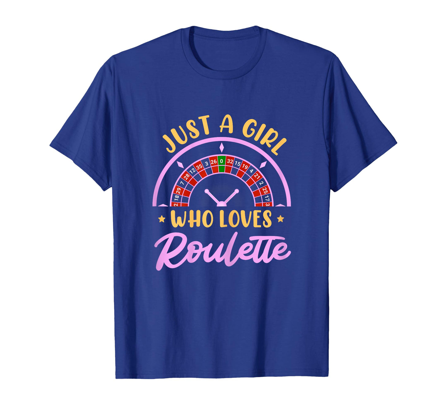 Roulette JUST A GIRL WHO LOVES ROULETTE Funny Roulette T-Shirt