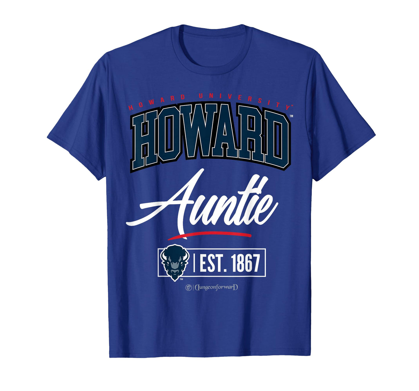 Howard University - HU HBCU Auntie T-Shirt
