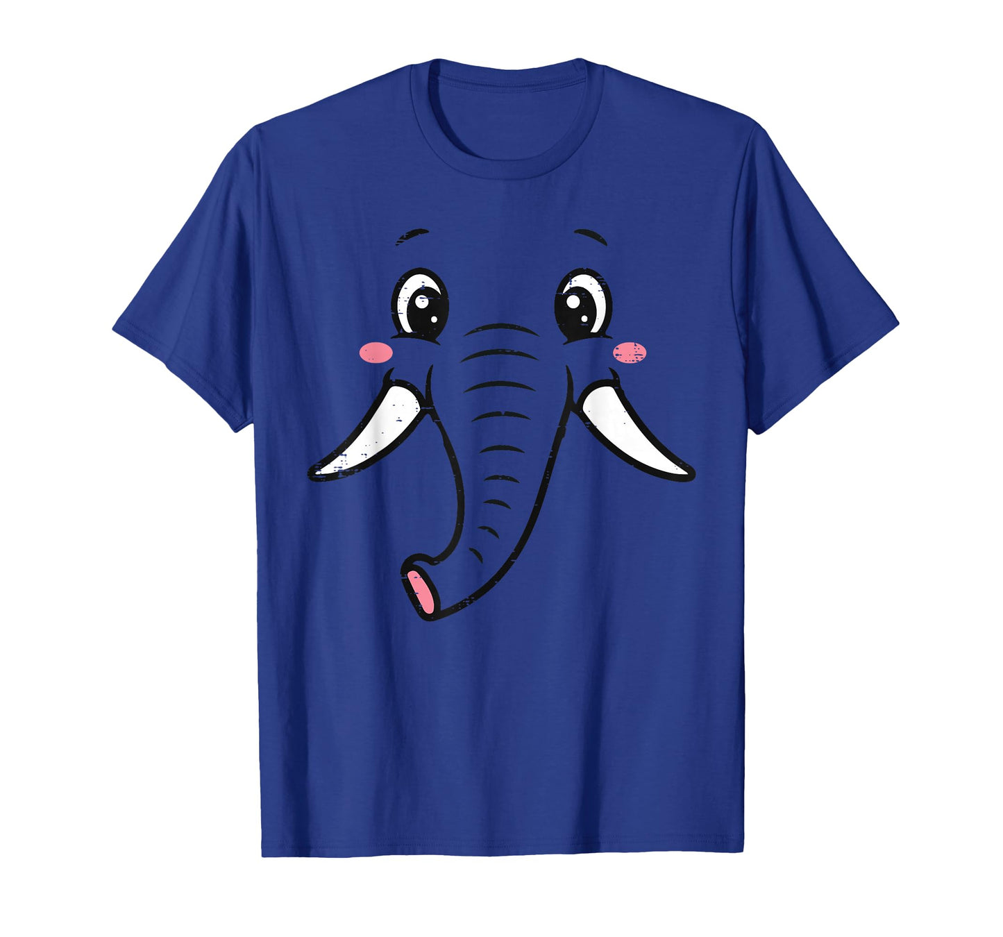 Halloween Elephant Face Cute Costume Boys Girls Kids Men T-Shirt
