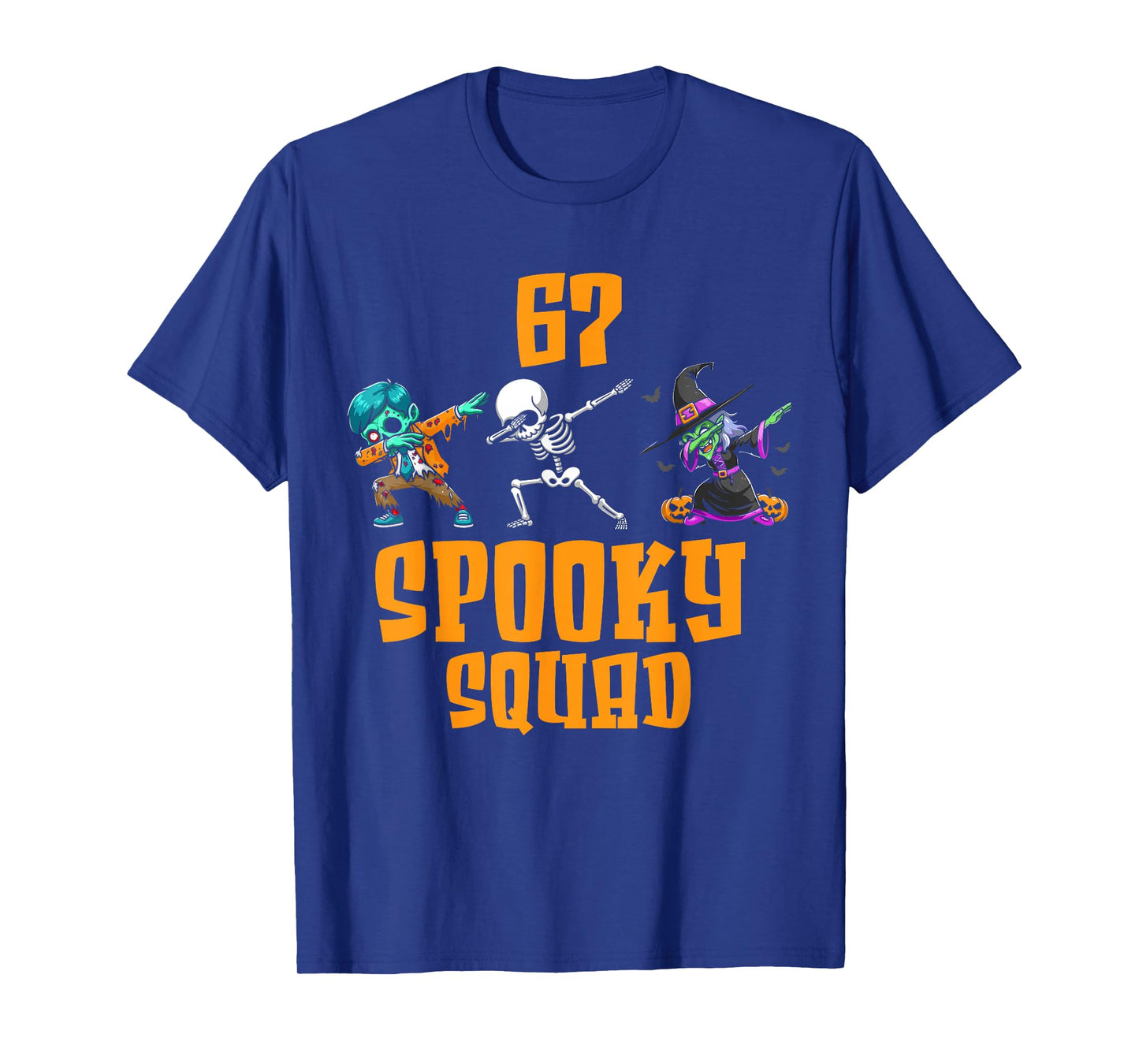 6 7 Halloween 67 Meme six Seven 6 7 Spooky Squad Halloween T-Shirt