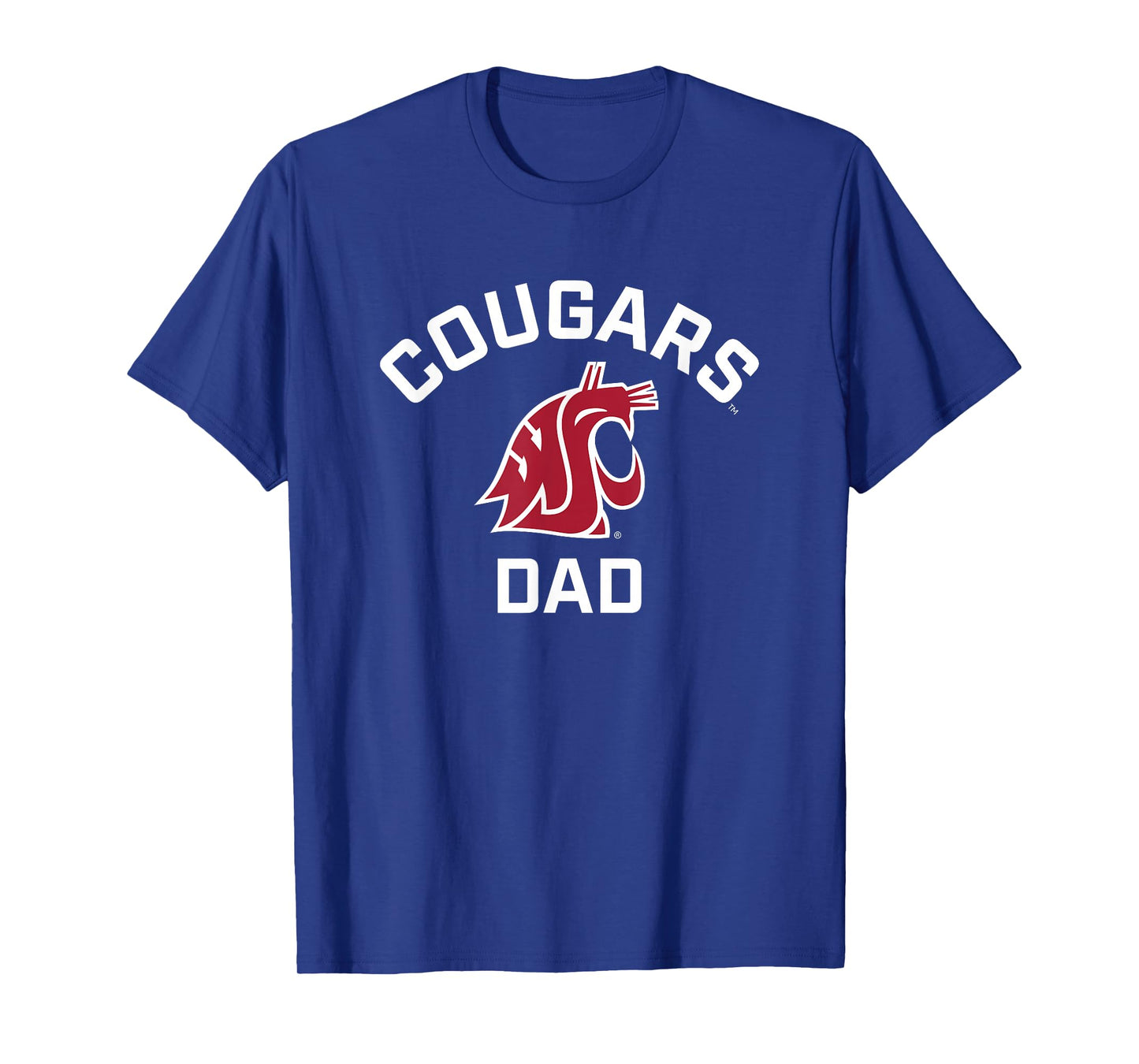 Washington State University Cougars Arched Dad T-Shirt