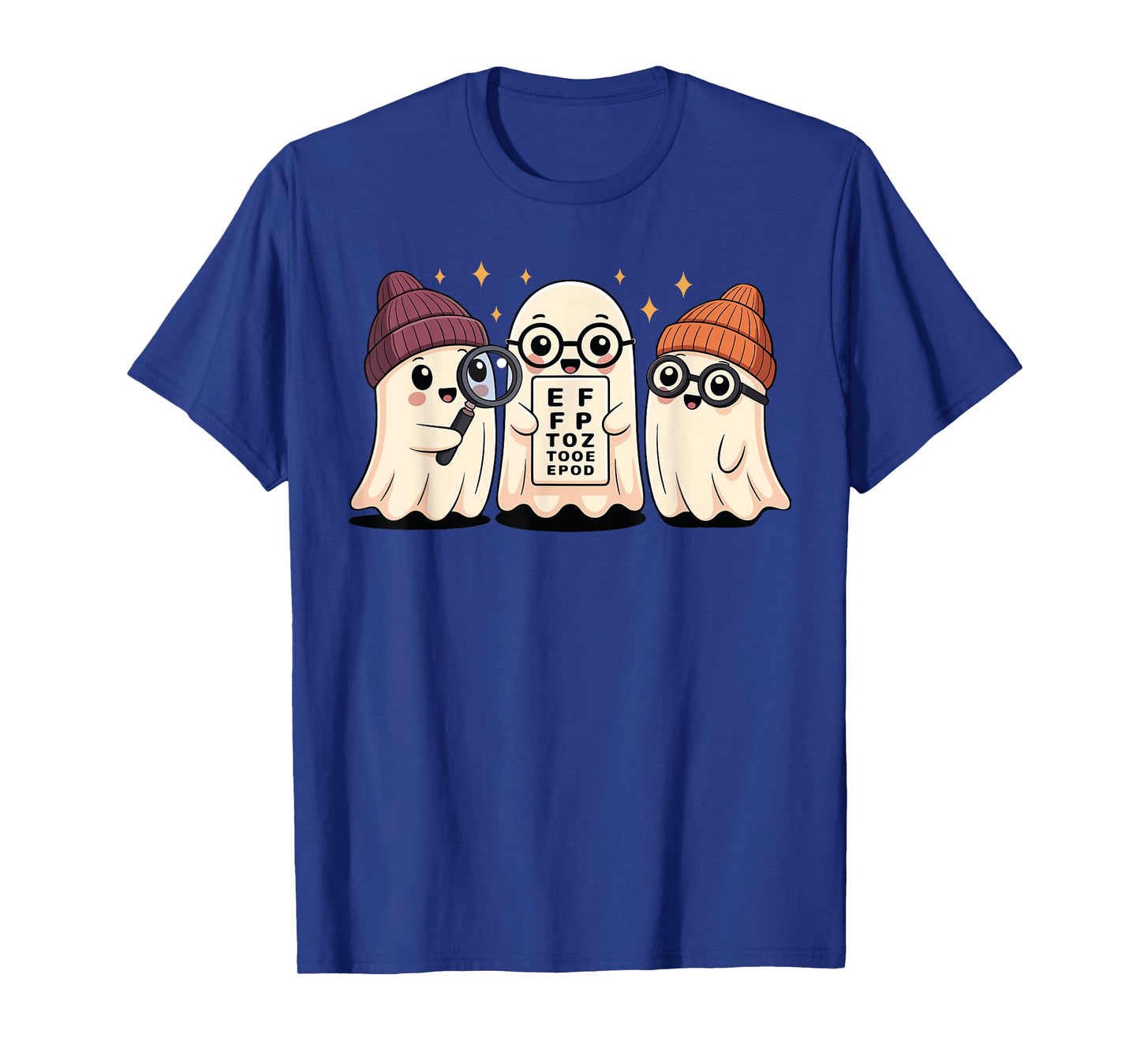 Optometry Halloween Spooky Ophthalmologist Funny Eye Doctor T-Shirt