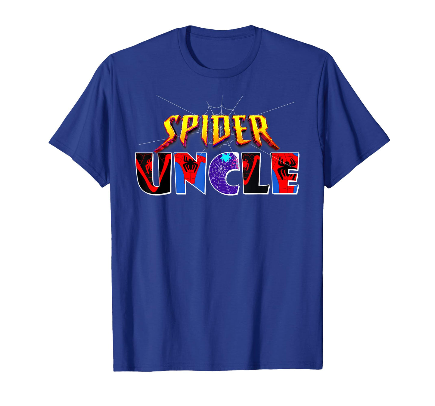 Spider Uncle Shirt Family Birthday Spider Halloween Costumes T-Shirt