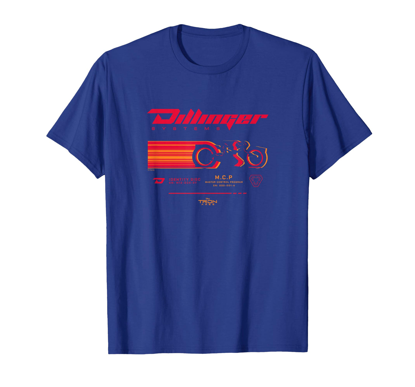 TRON Ares Dillinger Systems Lightcycle Design T-Shirt