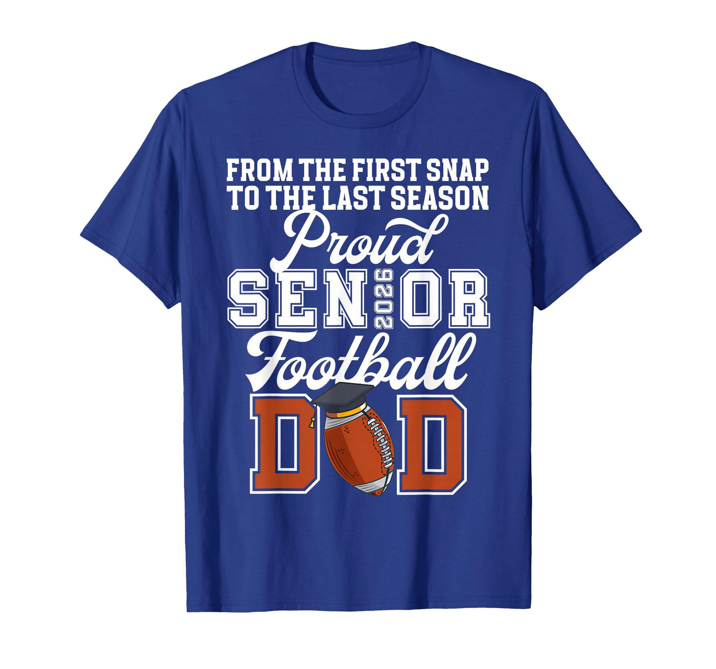 Proud Football Senior Dad 2026 Football Senior Father T-Shirt