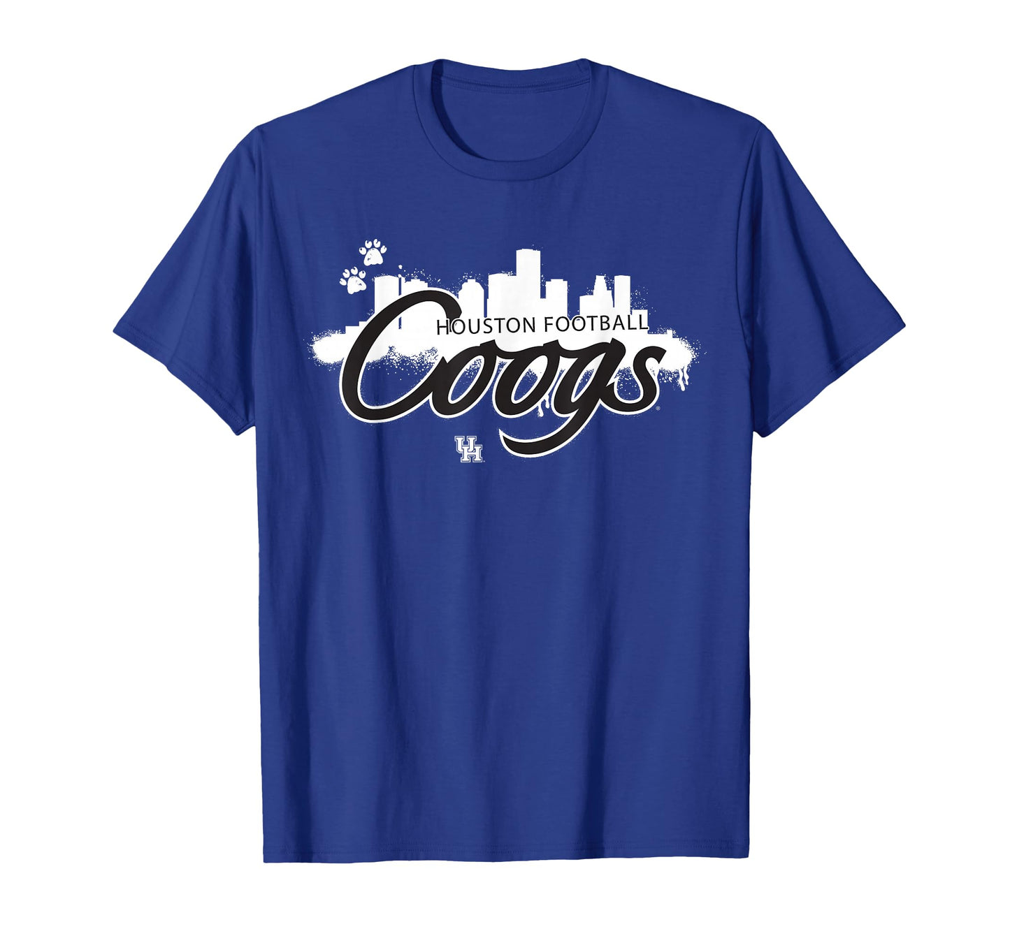University of Houston Black Out Skyline | Houston Cougars T-Shirt