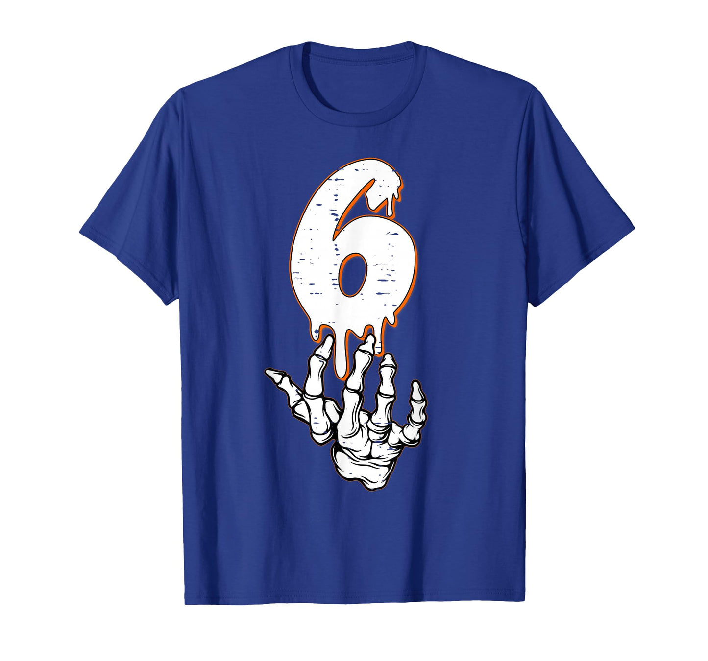 Halloween Shirts Number 6 Matching 67 Meme Skeleton Hand T-Shirt