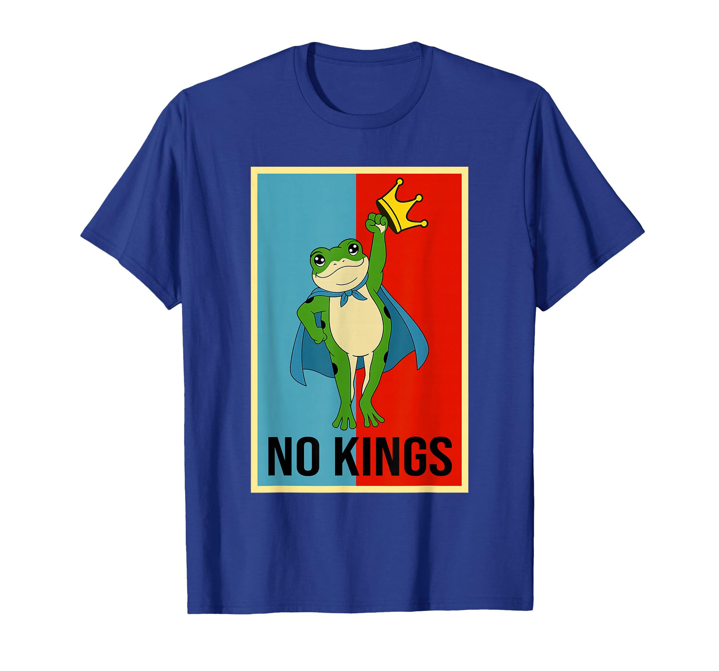 Frog No Kings Shirt Men Women No Kings in America T-Shirt