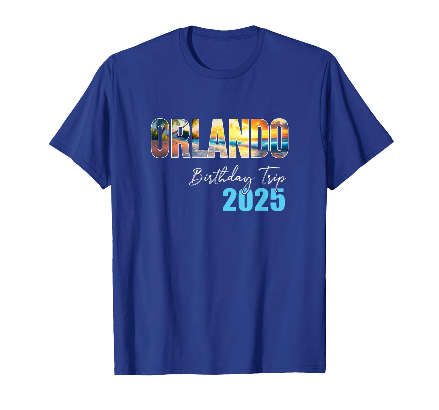 Orlando Birthday Trip 2025 Vacation Party Crew Cruise T-Shirt