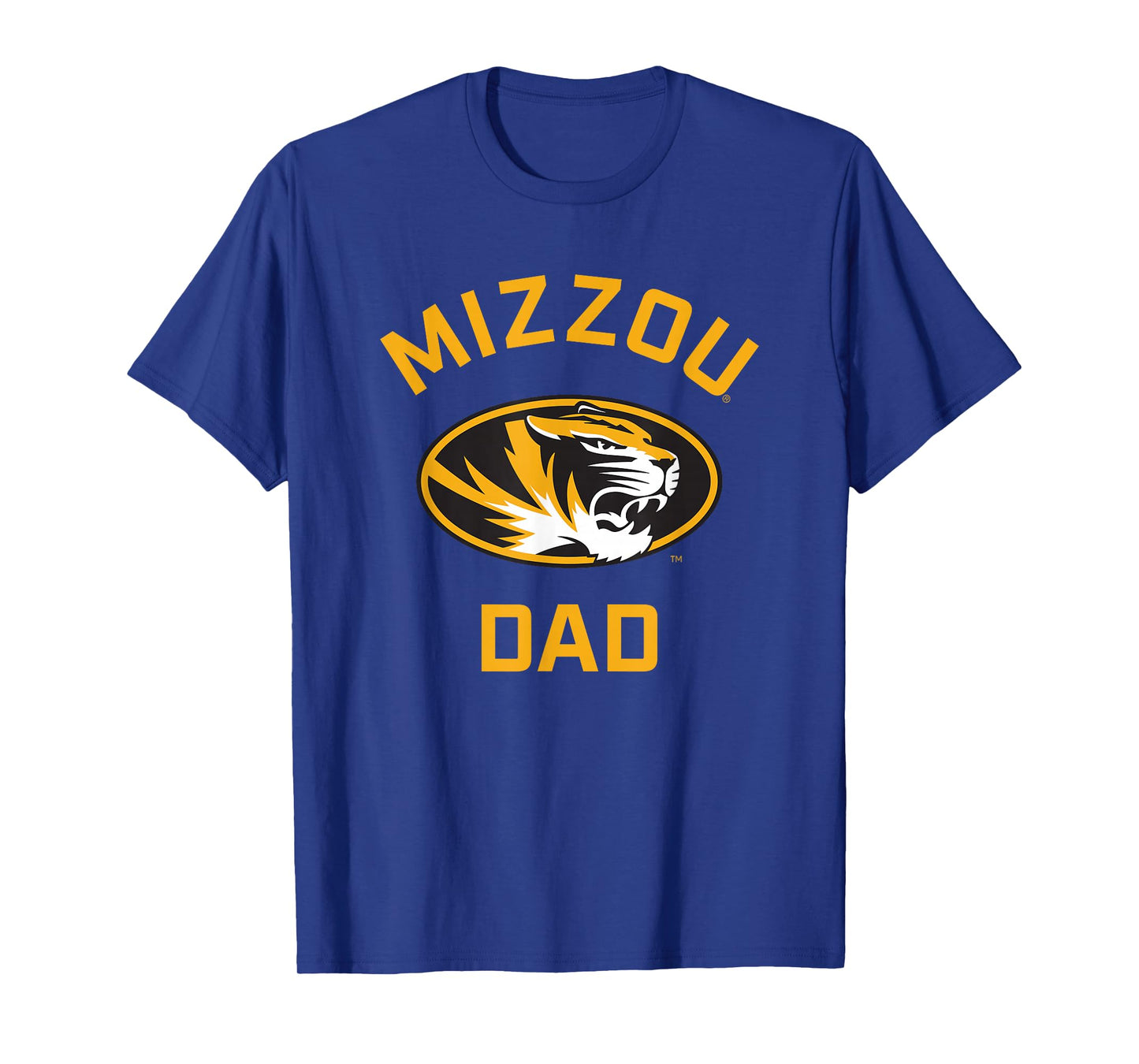 University of Missouri Mizzou Tigers Arched Dad T-Shirt