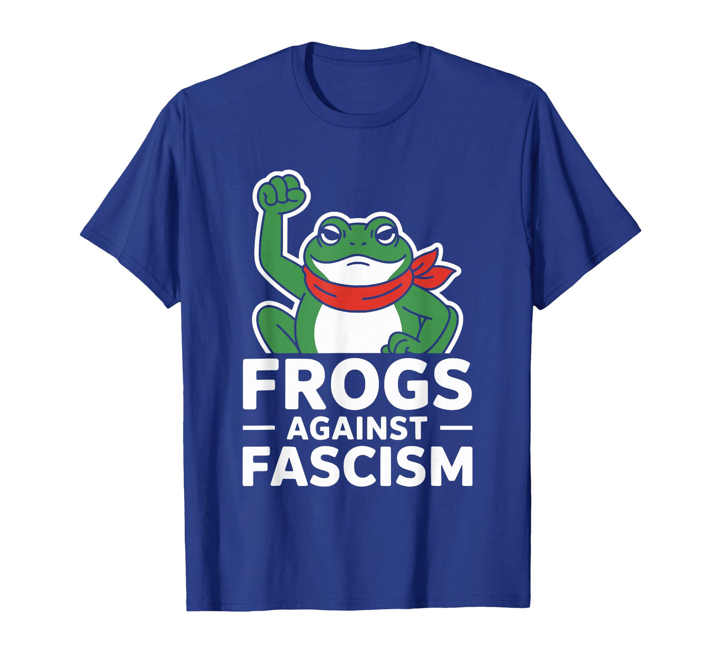 Retro Frogs Against Fascism Portland Frog Protest Men Women T-Shirt