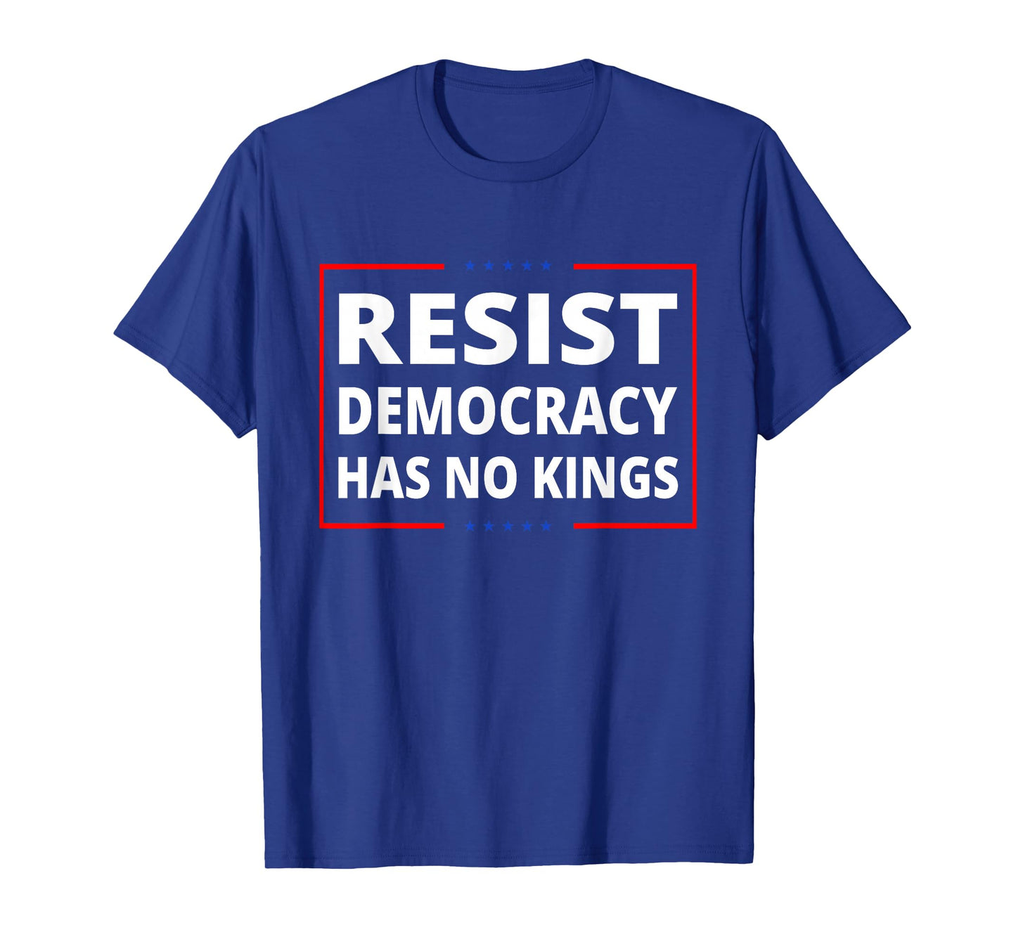 Resist Democracy Has No Kings Vintage Patriotic Political T-Shirt