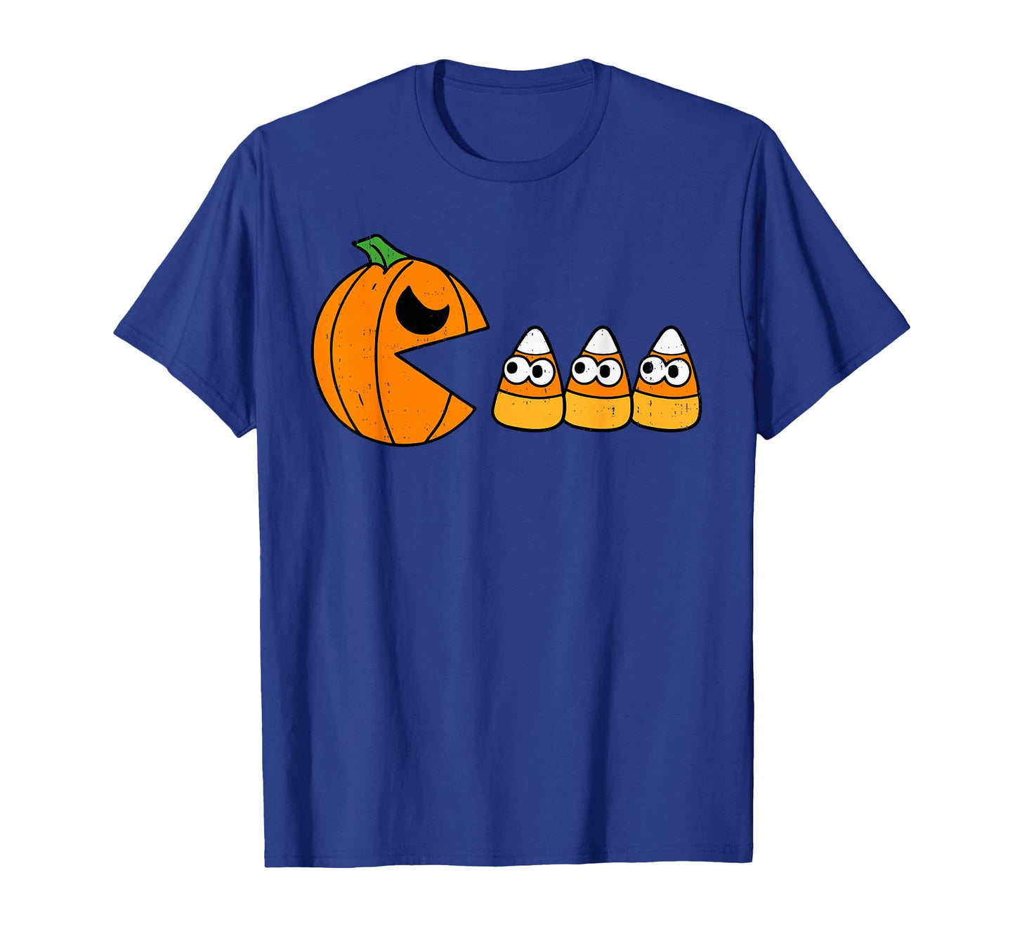 Pumpkin Eating Candy Gamer Halloween Gaming Game Boys Teens T-Shirt