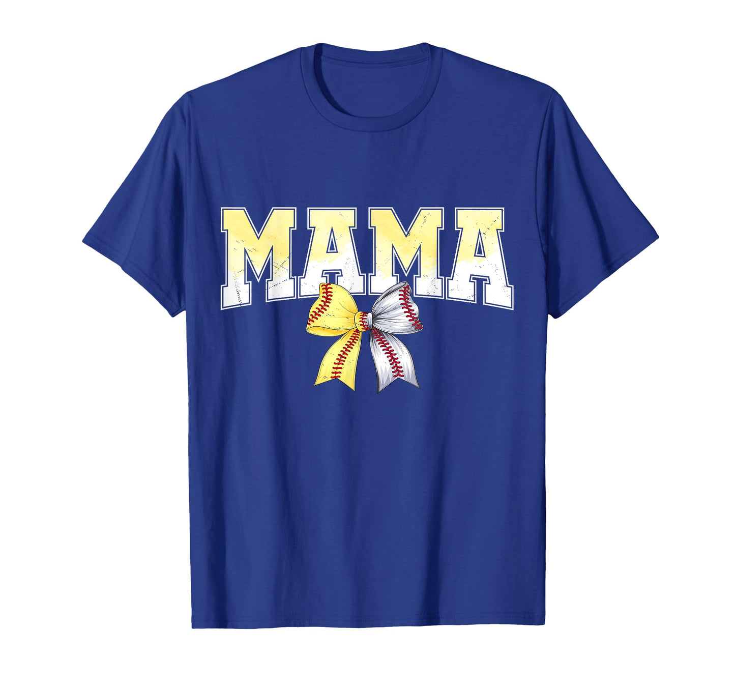 Coquette Bow Baseball Softball Mom of Both Baseball Softball T-Shirt