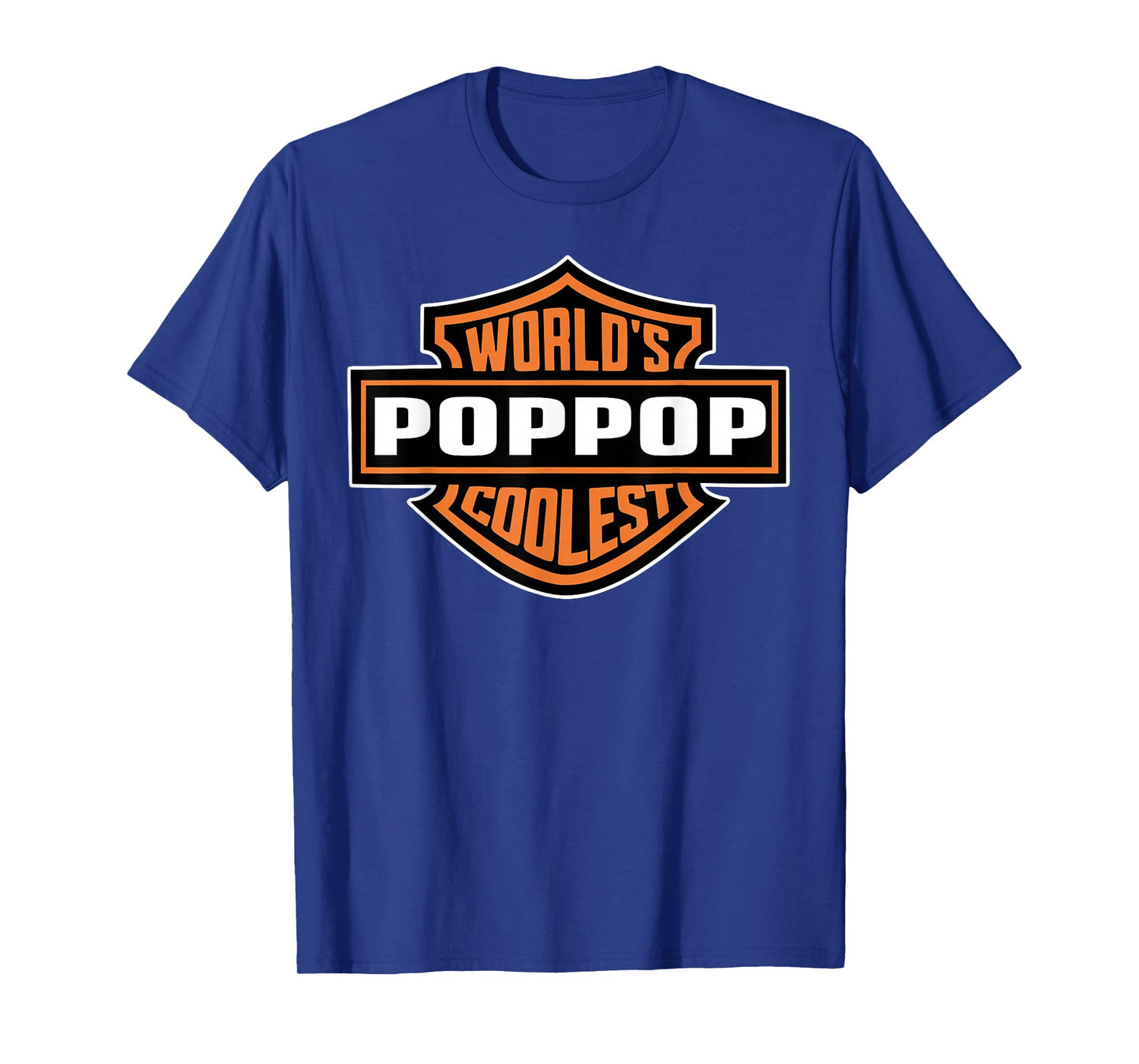 Mens World's Coolest Poppop Best Dad In The World Father's Day T-Shirt