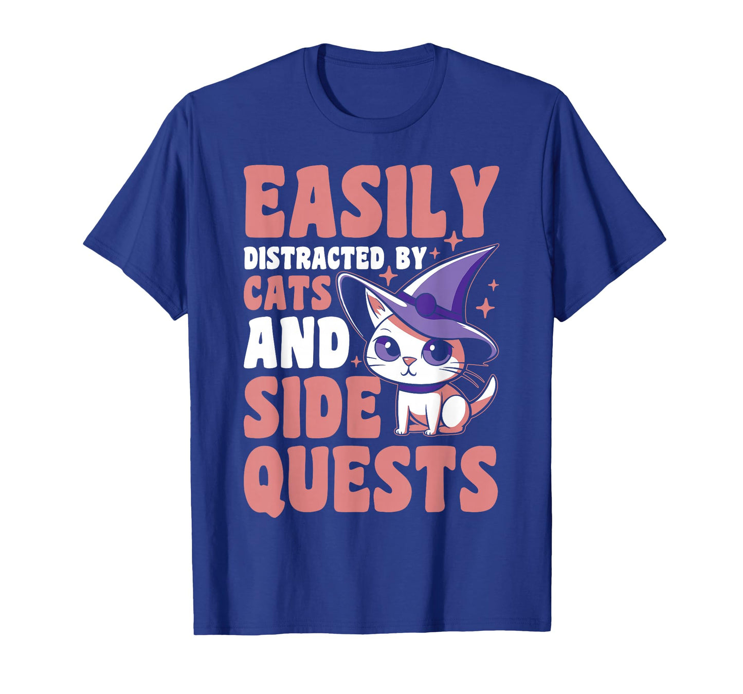 Easily Distracted By Cats And Side Quests T-Shirt