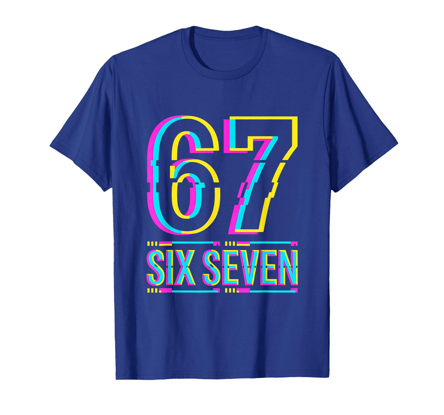 Gen Alpha Six Seven 6 7 Meme T-Shirt