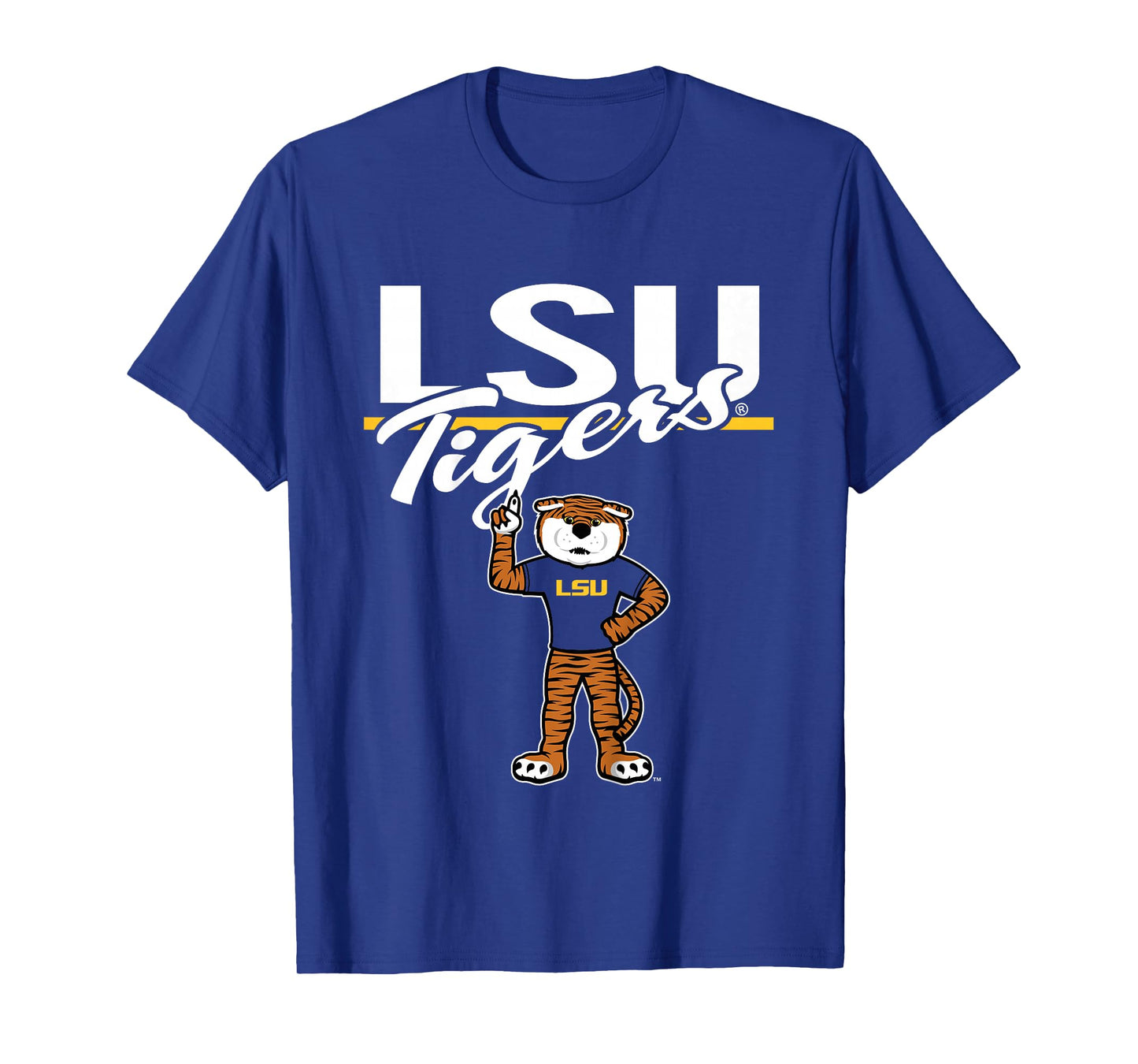 Kids LSU Tigers Kid's Mascot Purple Officially Licensed T-Shirt