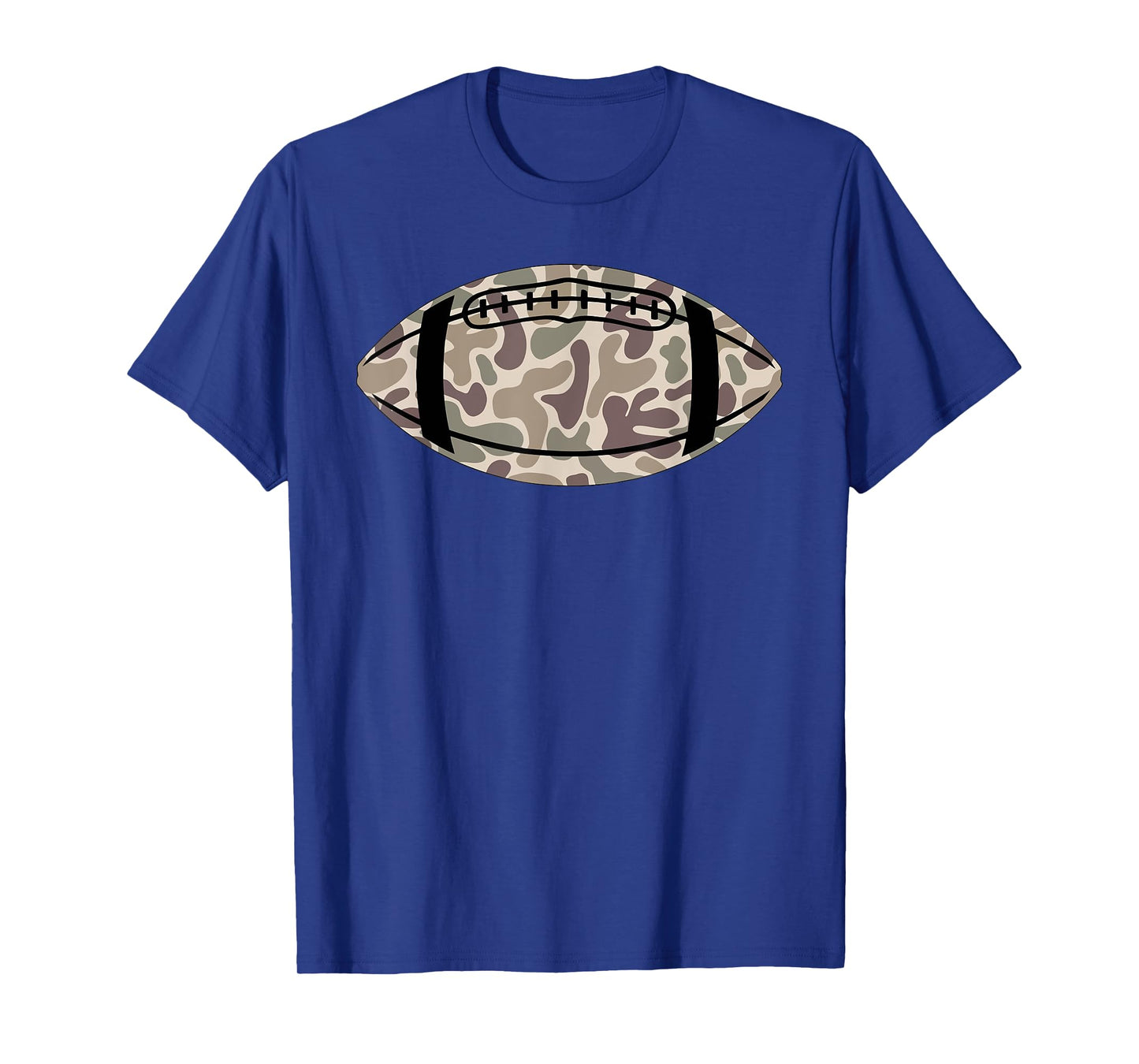 Touchdown American Football Game Day Thanksgiving Camo Funny T-Shirt