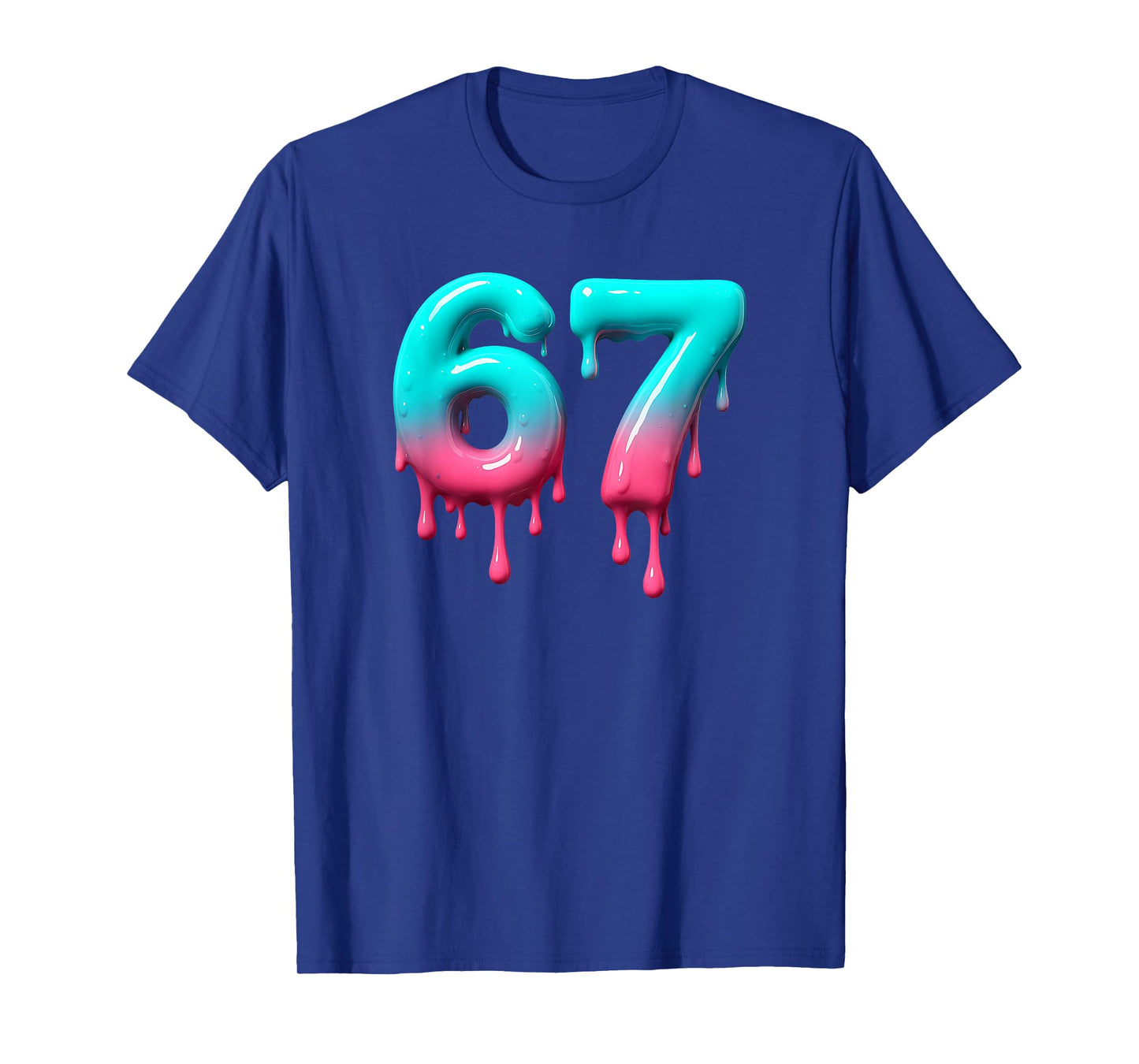 Six Seven 67 Meme for Gen Alpha Kids and Adults 6 7 T-Shirt
