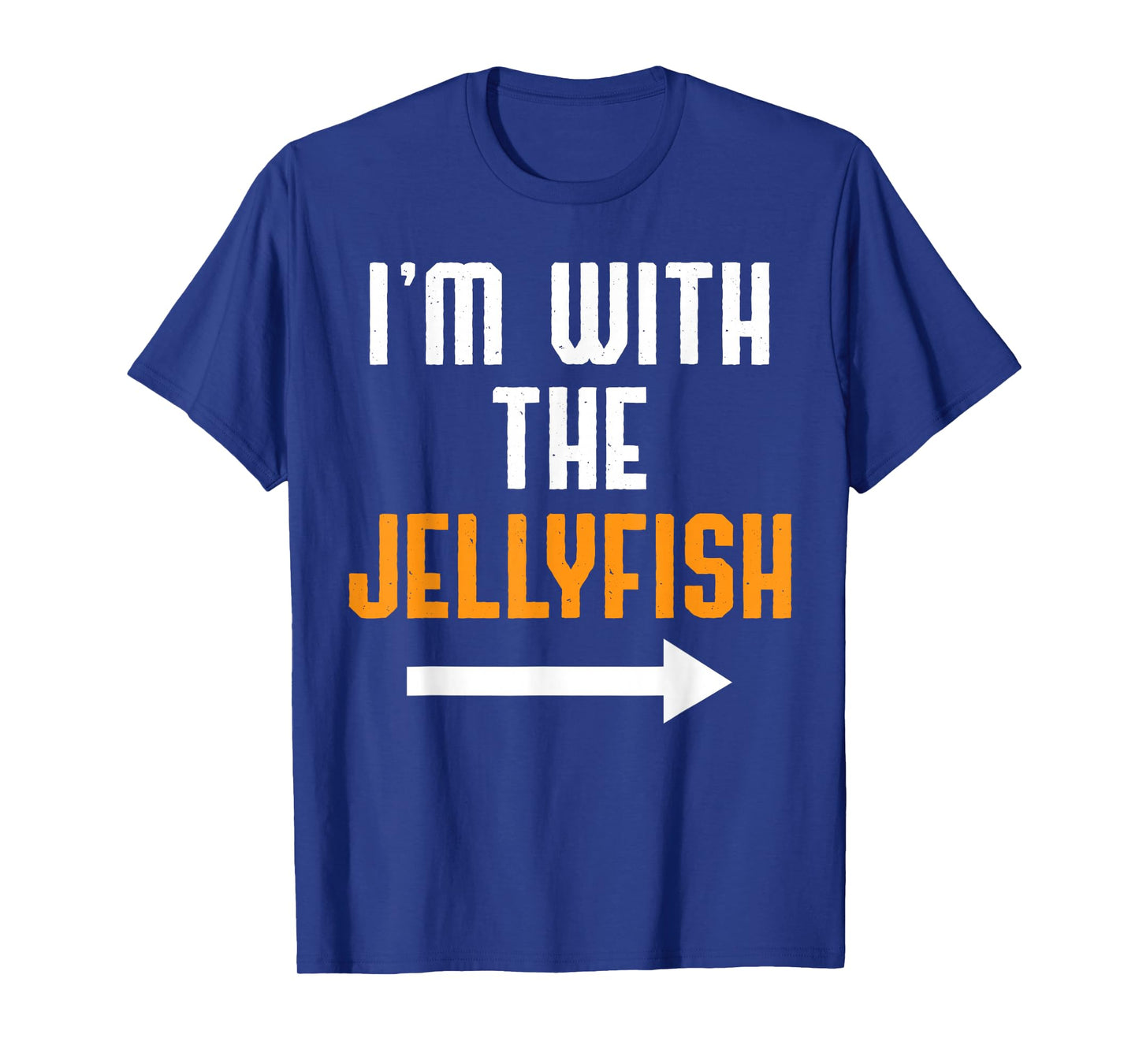I'm With The Jellyfish Shirt Costume Funny Halloween Couple T-Shirt