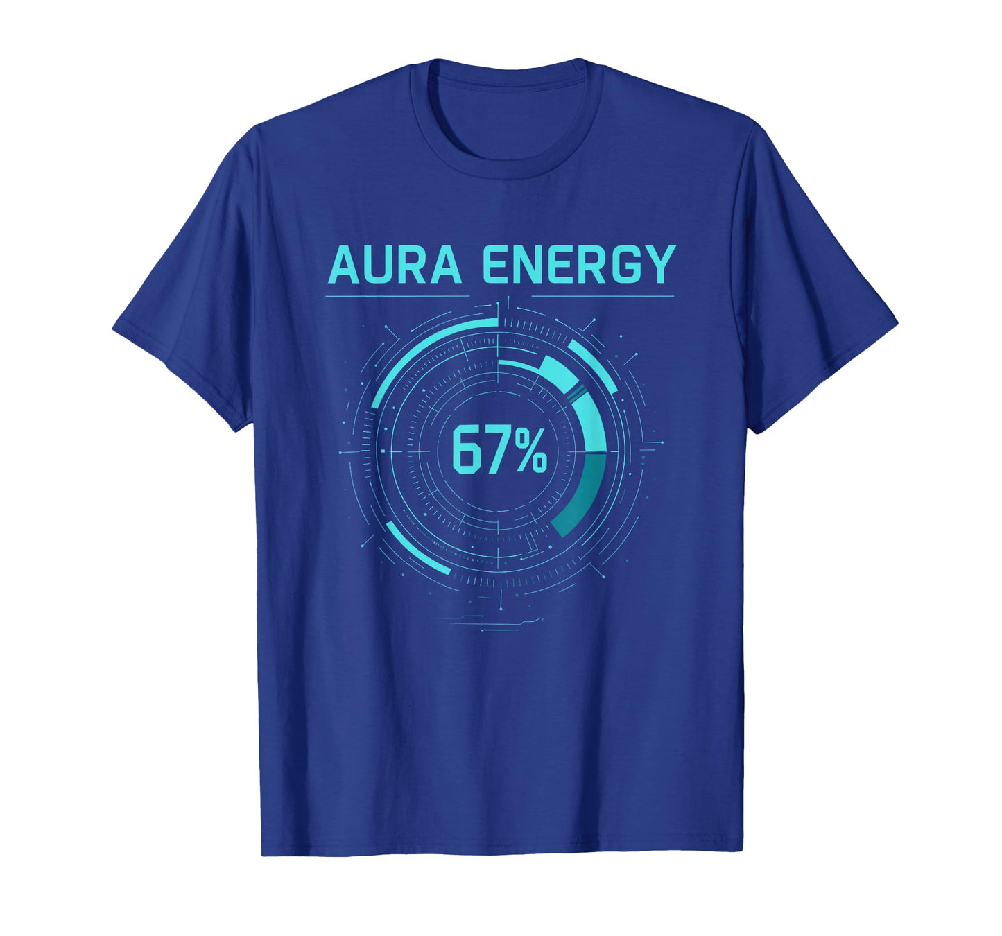Funny Six Seven Meme Gen Alpha Slang Aura Energy T-Shirt
