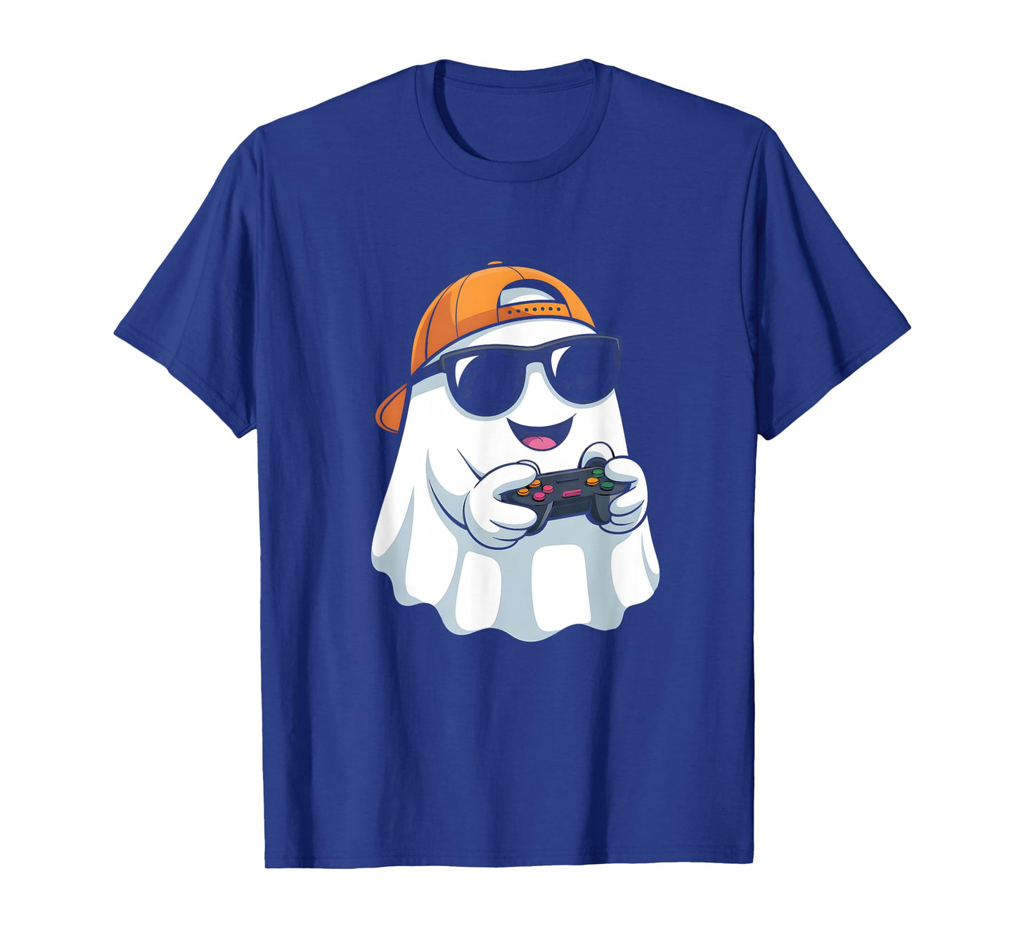Halloween Boys Kids Ghost Gamer Scary Costume Gaming Men T-Shirt