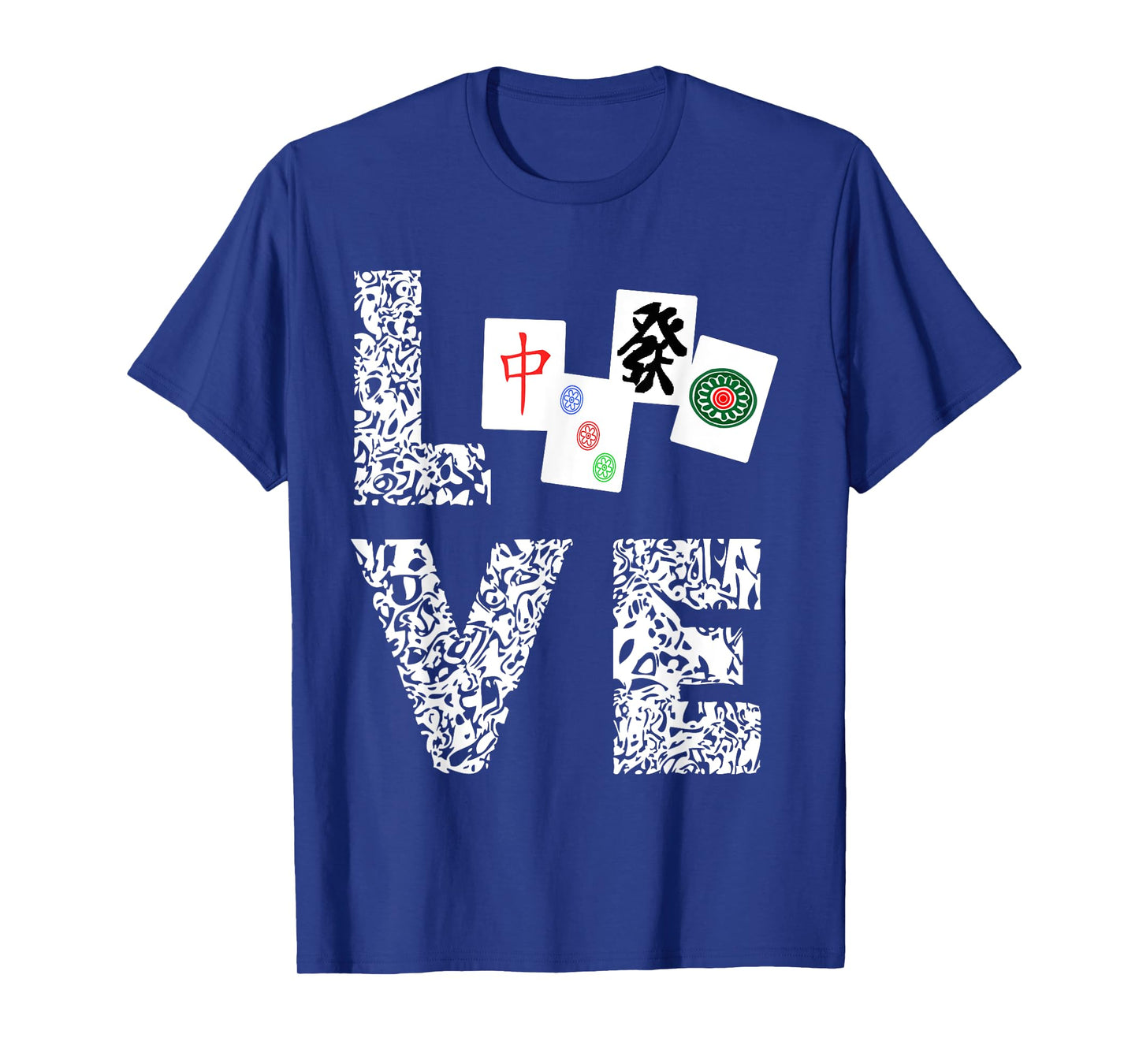 Mahjong Love Playing Chinese Game Mah Jongg Player T-Shirt T-Shirt