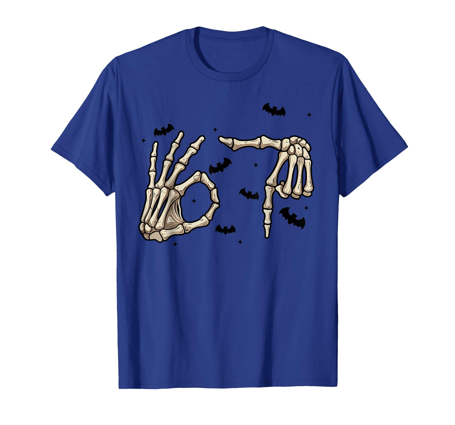 Six Seven 6 7 Meme 67 Skeleton Hand Halloween Costume T-Shirt