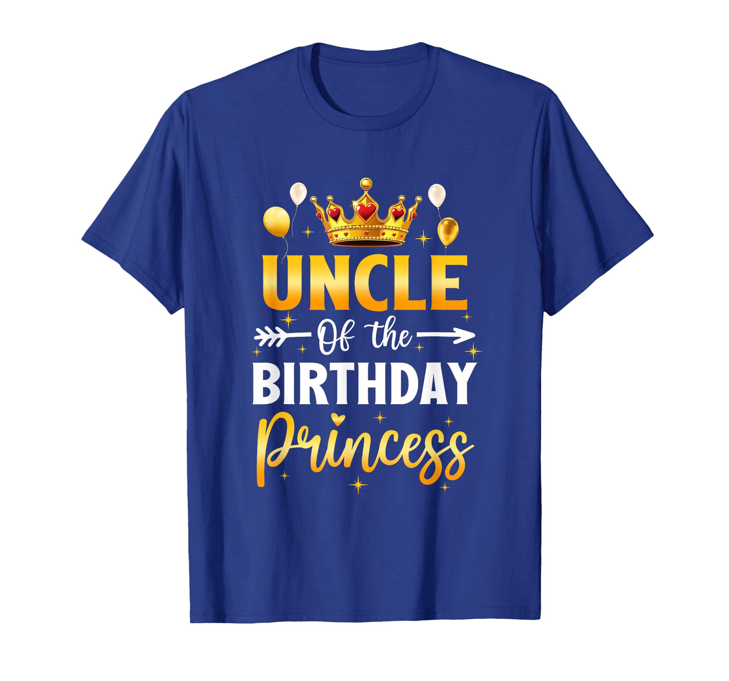 Uncle Of The Birthday Princess Birthday Girl Party Family T-Shirt