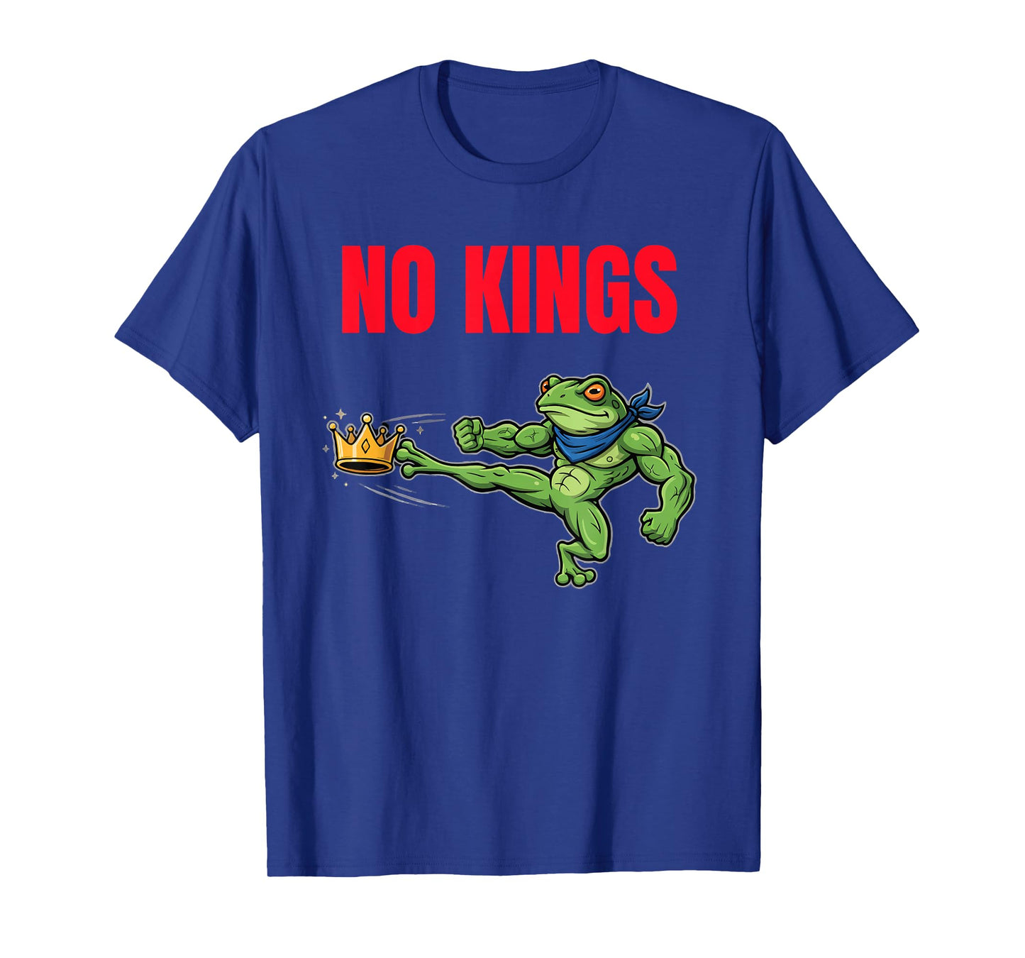 Funny Portland Frog Protest,No Kings Funny Frog Protest T-Shirt
