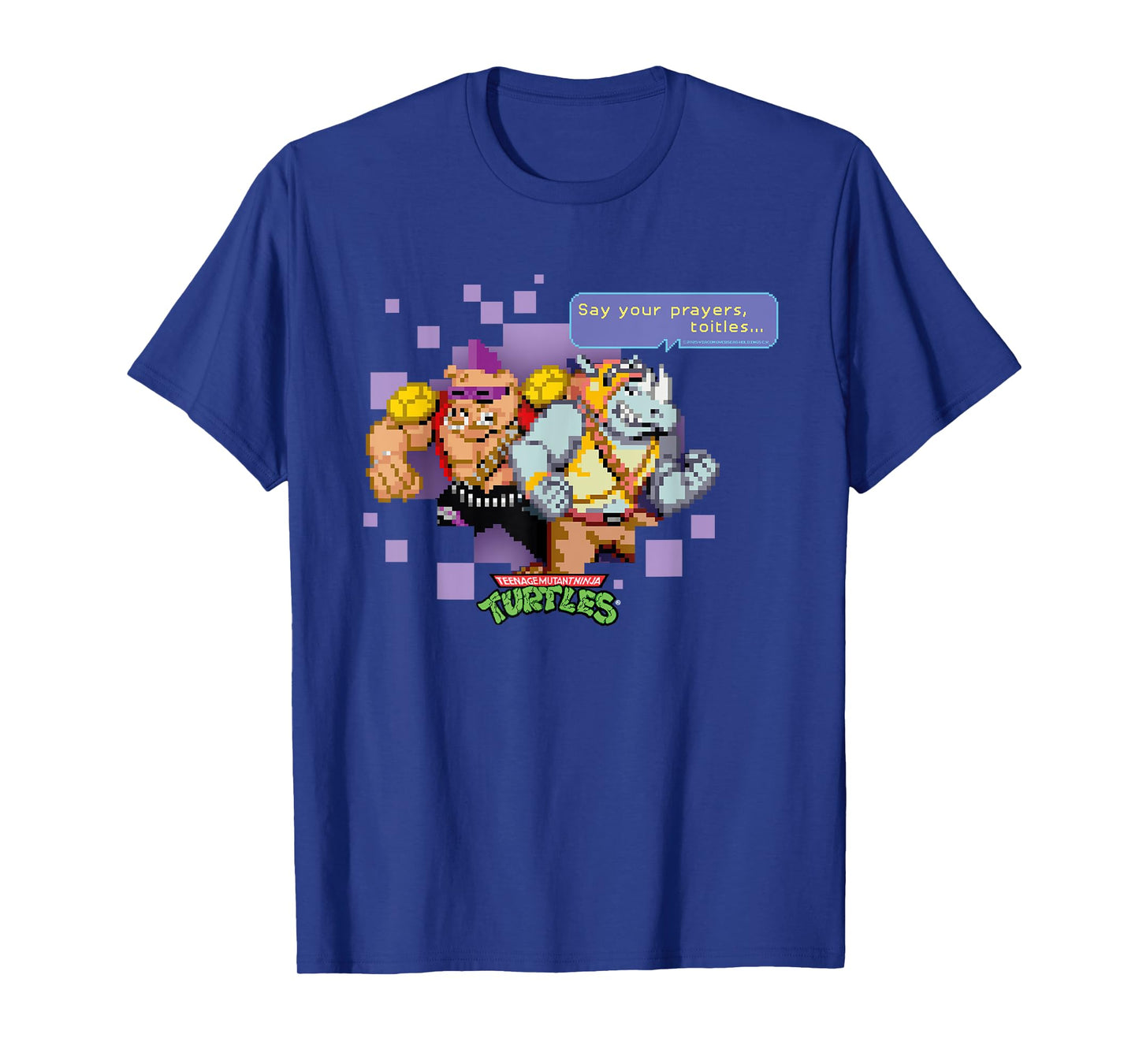 TMNT Retro 16-Bit Video Game Bebop & Rocksteady T-Shirt