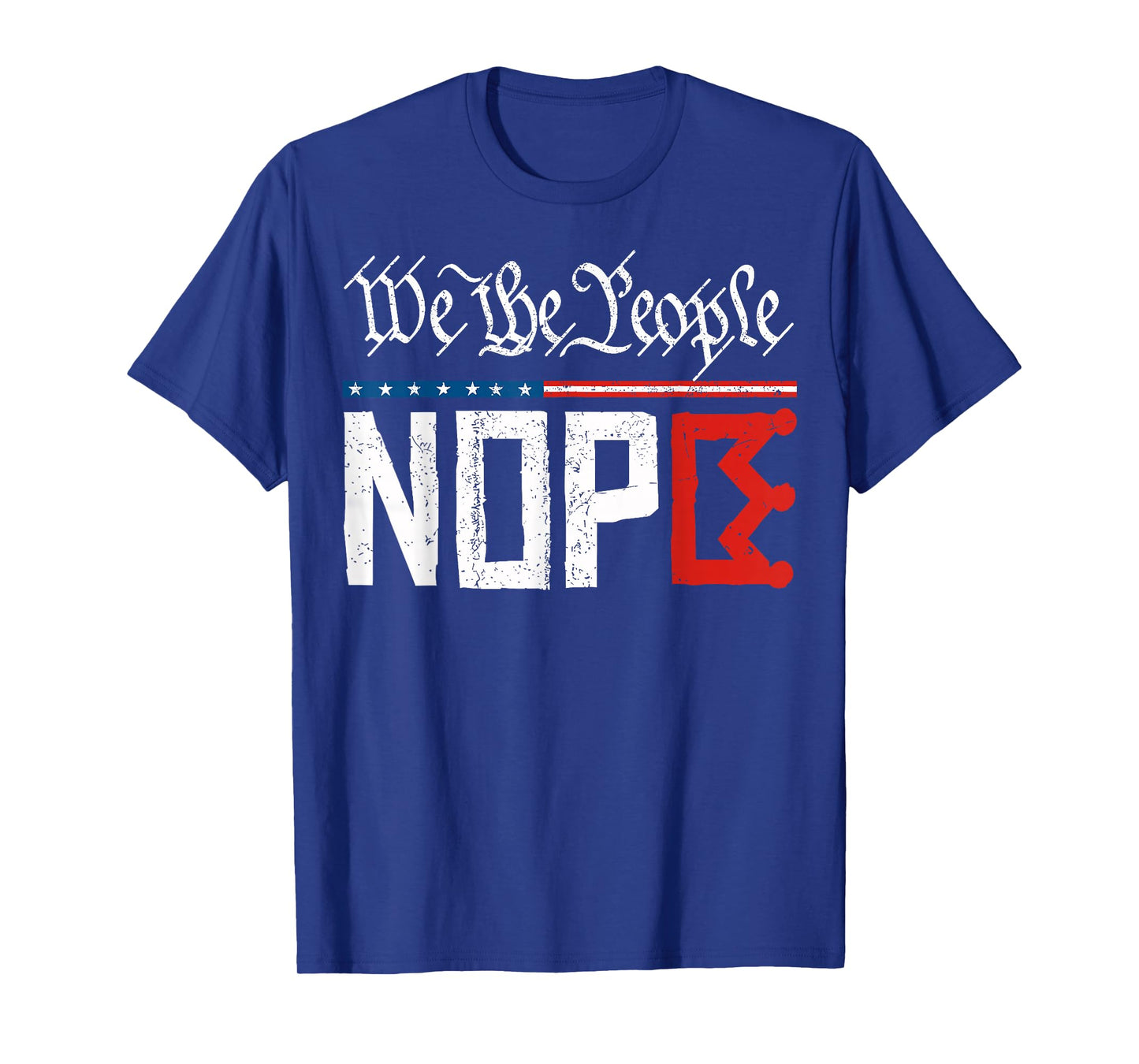 We The People No Kings Political Protest Sign T-Shirt