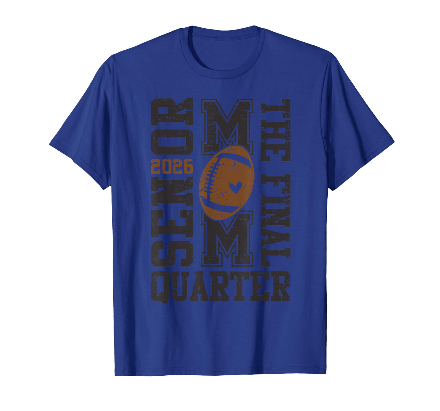 Senior Football Mom Football Mama Game Day Class of 2026 T-Shirt