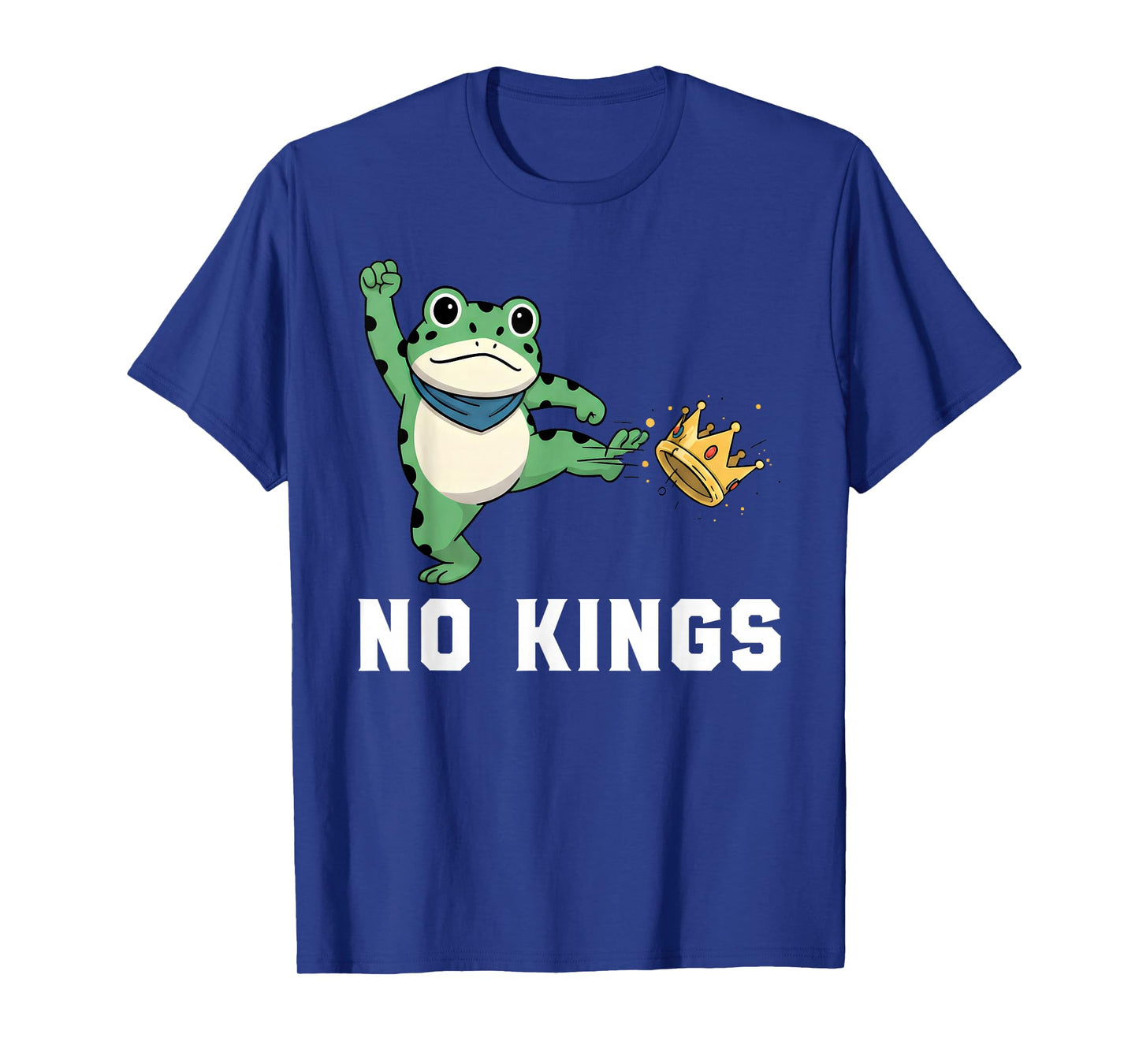 NO Kings Portland Frog Protest Slogan - Resist Statement USA T-Shirt