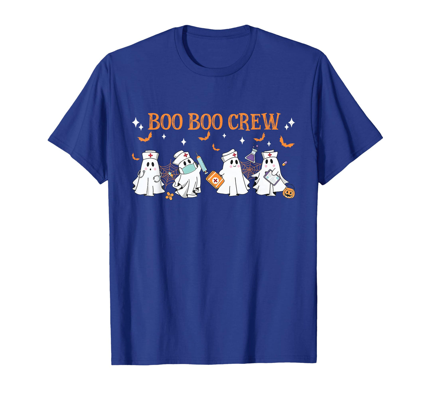 Boo Boo Crew Nurse Funny Ghost Women Halloween Nurse T-Shirt
