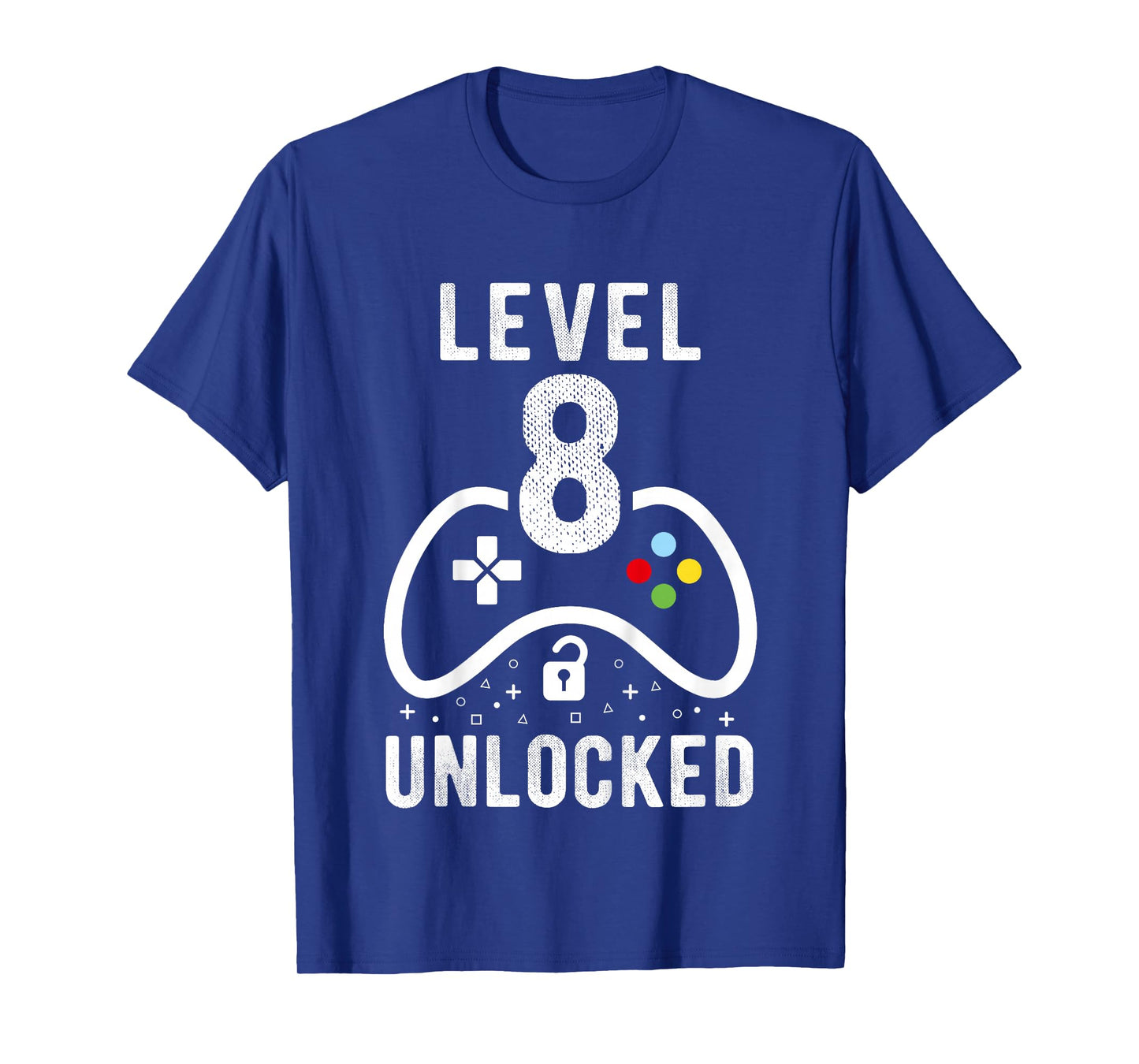 Level 8 Unlocked Video Game 8th Birthday Gift T-Shirt