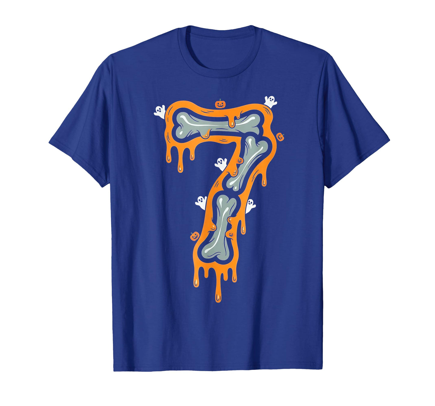 Six Seven Meme 6 7 Skeleton Halloween Costume Couple T-Shirt