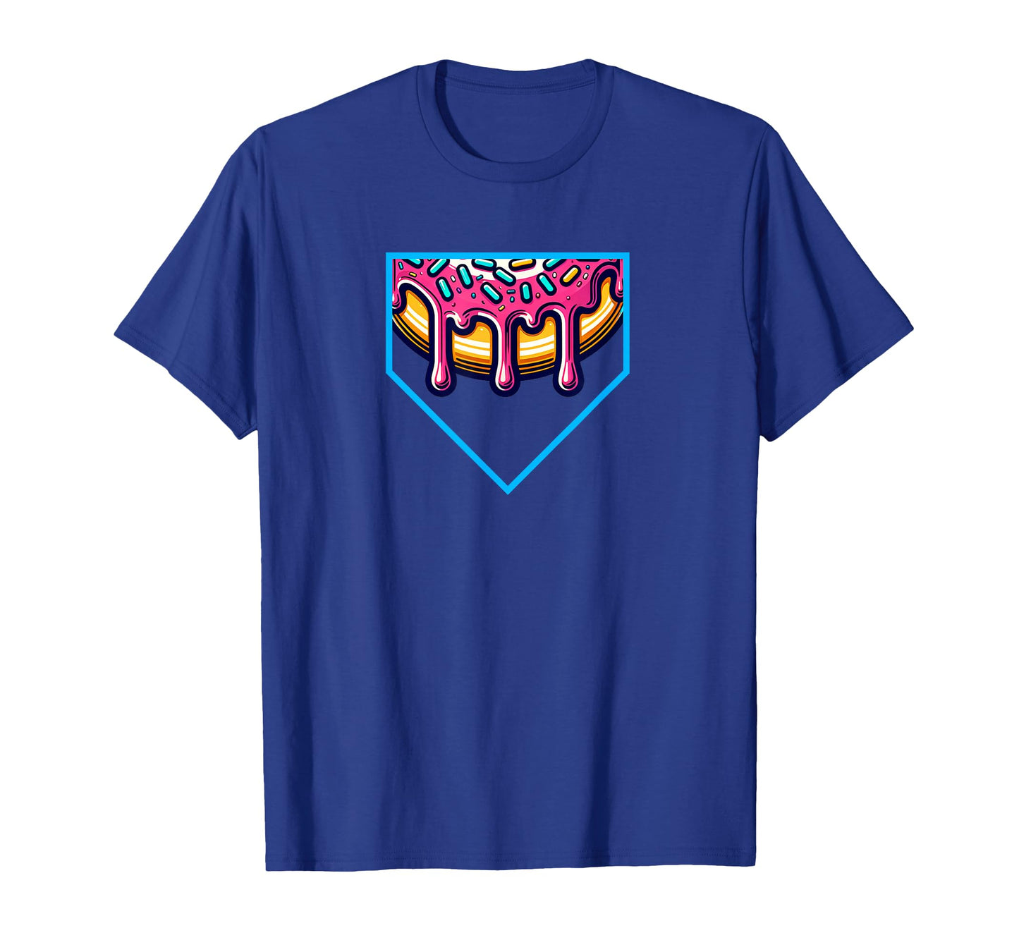 Home Plate Drip - Softball & Baseball T-Shirt