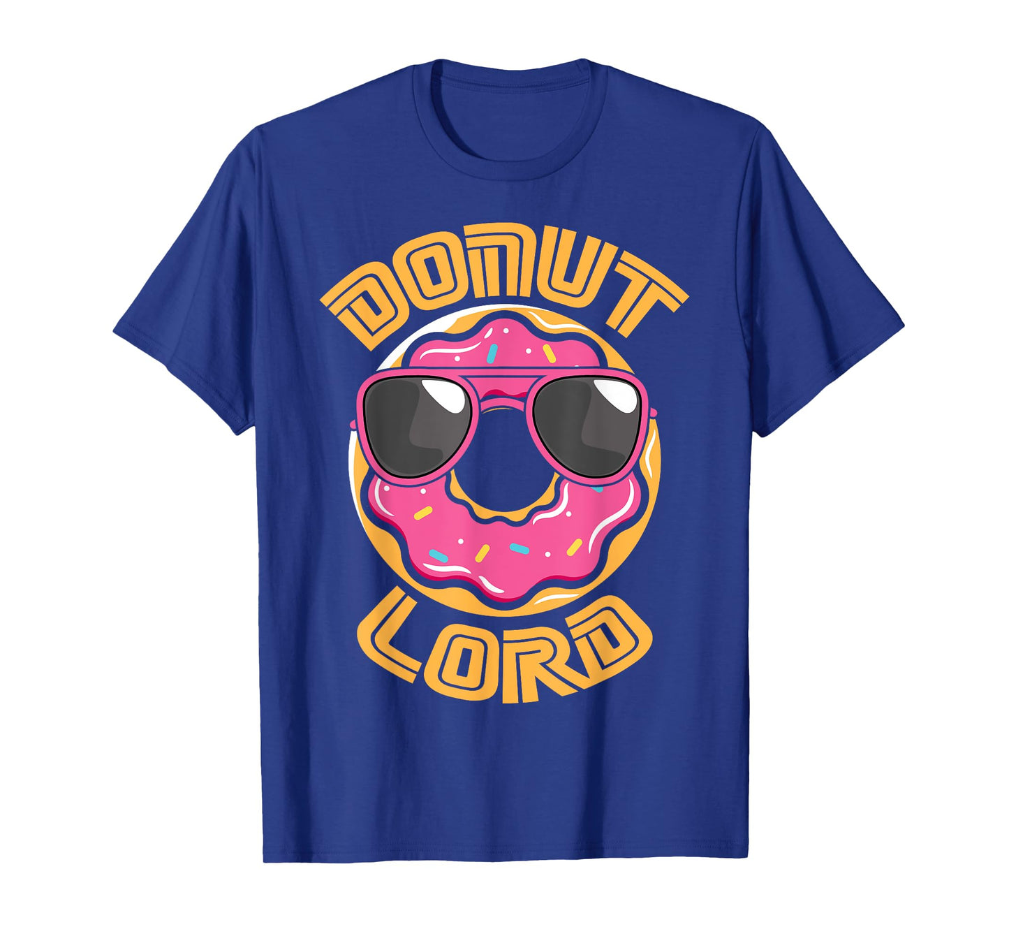 Funny Nerdy Donut Lord Video Gamer Geek Pink Doughnut T-Shirt